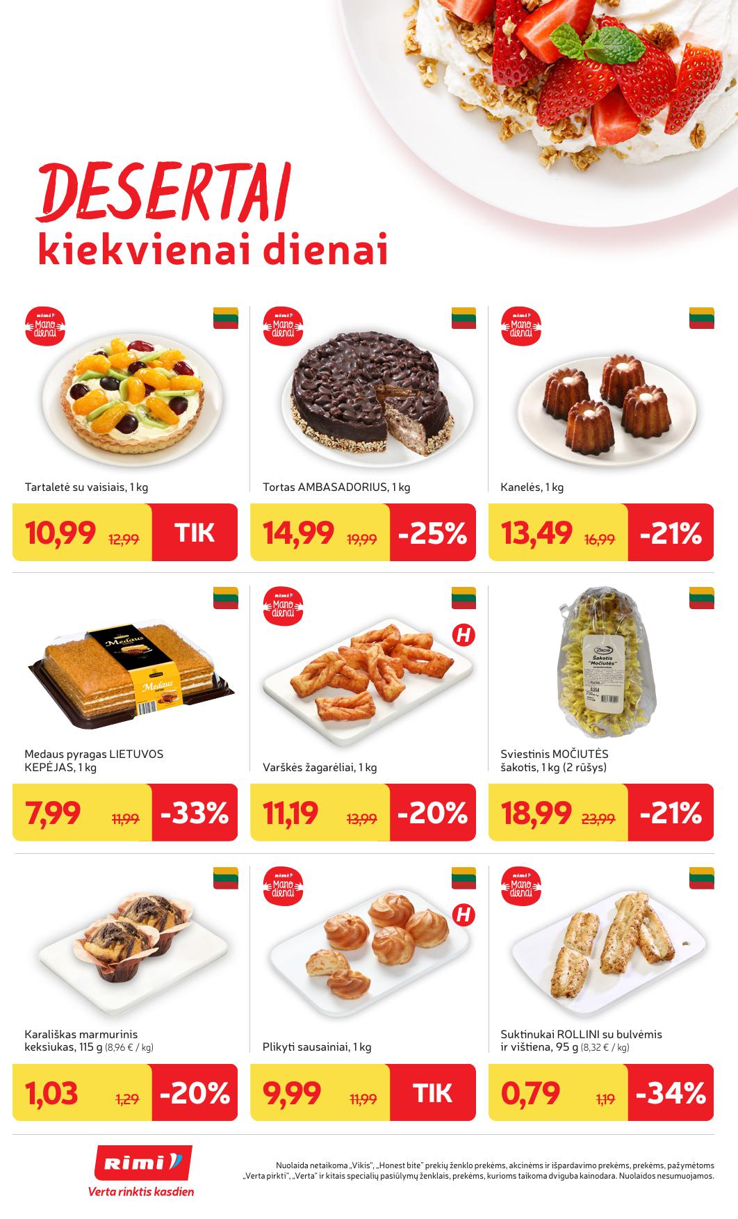 Naujausias RIMI kaininis katalogas 2025.08.12 - 2025.08.18