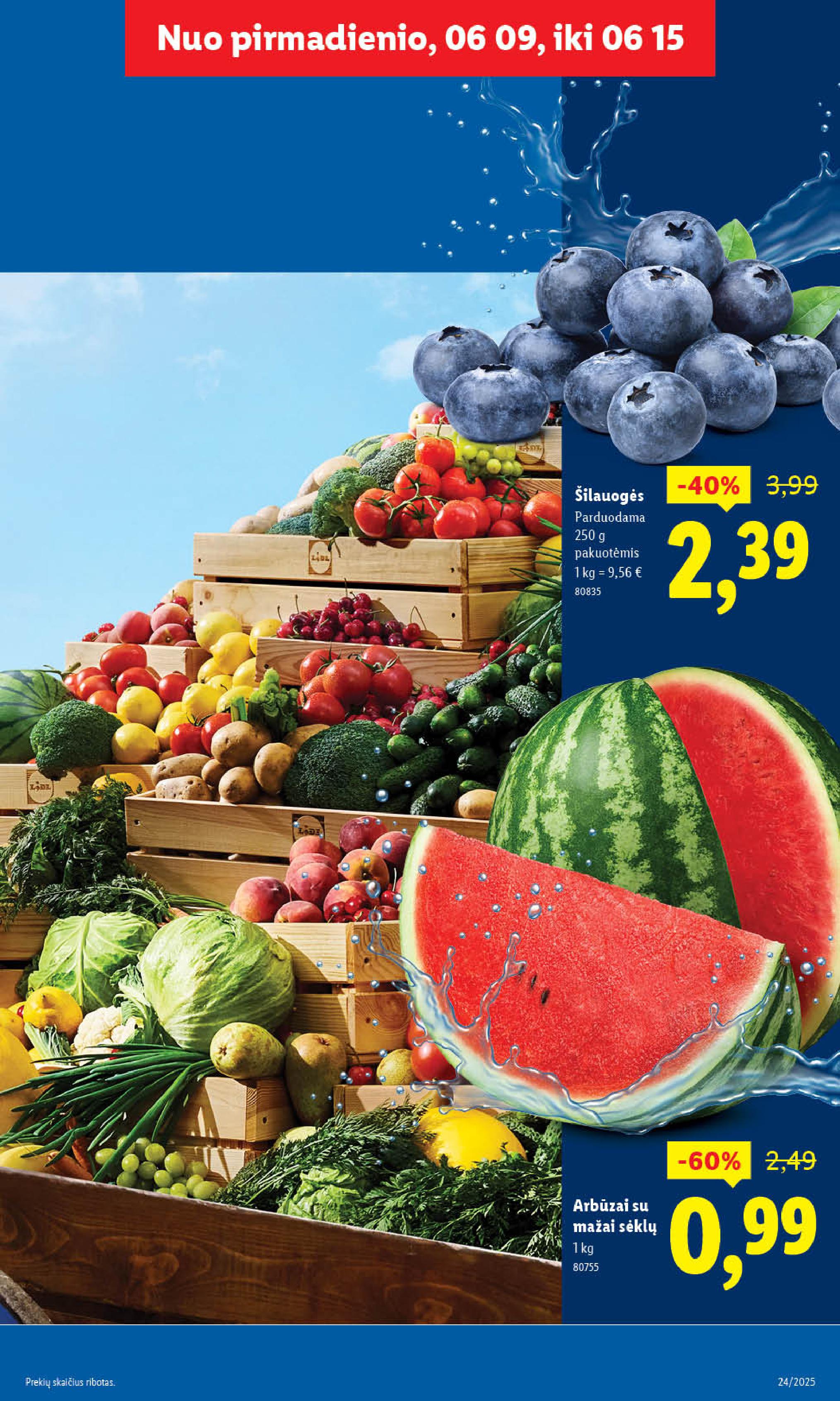 Naujausias LIDL kaininis katalogas 2025.06.09 - 2025.06.15