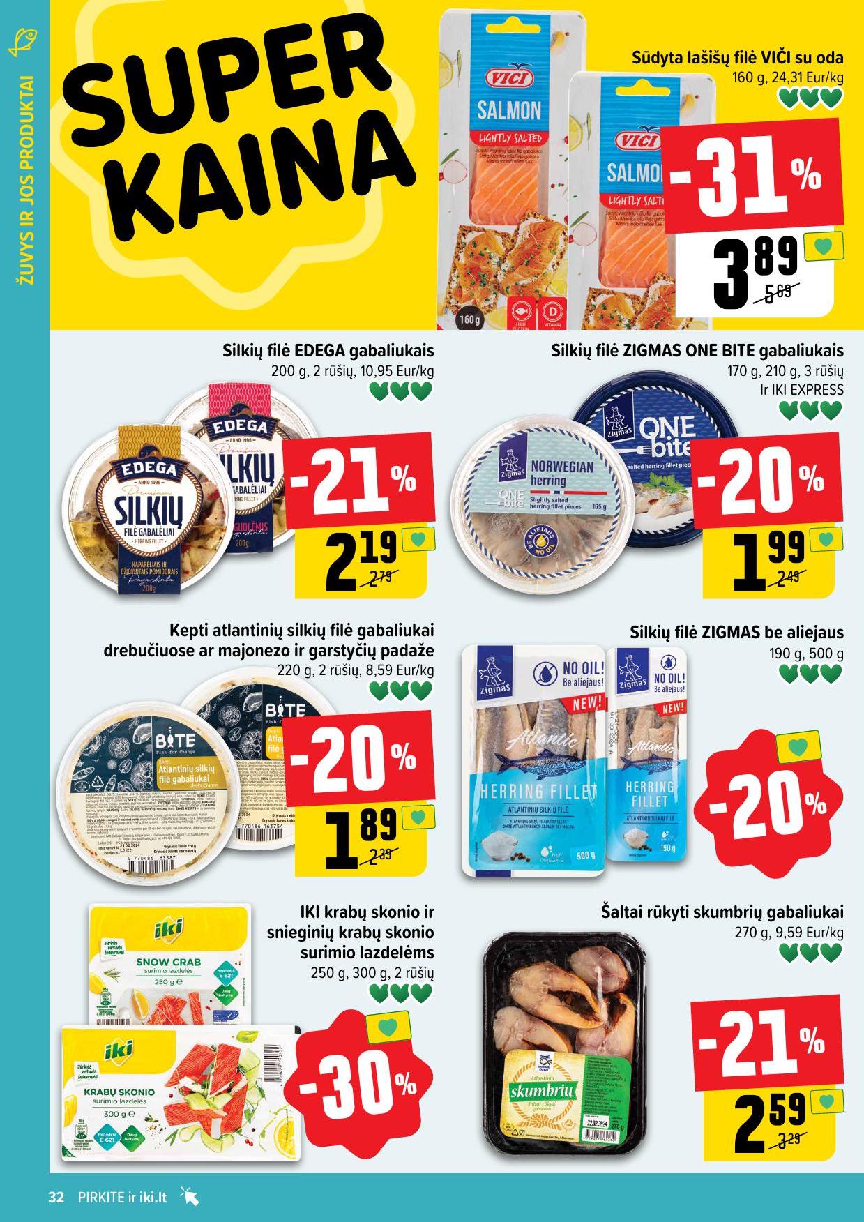 Naujausias IKI kaininis katalogas 2024.04.15 - 2024.04.21