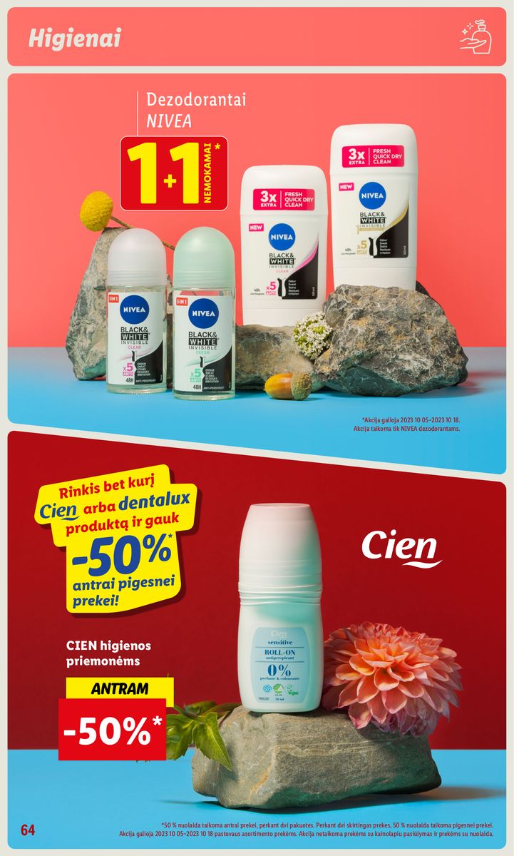 LIDL prekių katalogas "Grožio festivalis" galioja nuo 2023.10.05