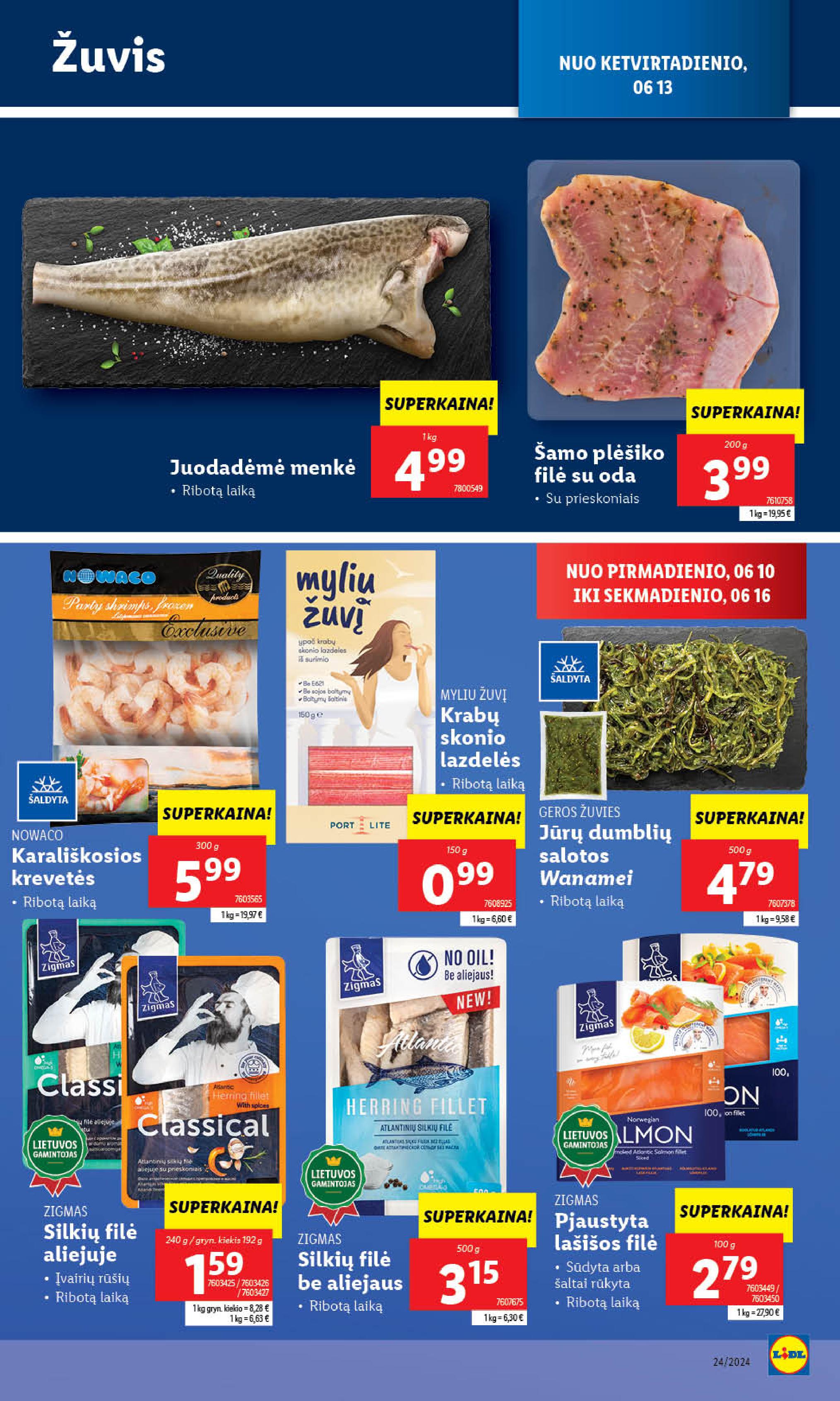 Naujausias LIDL kaininis katalogas 2024.06.10 - 2024.06.16