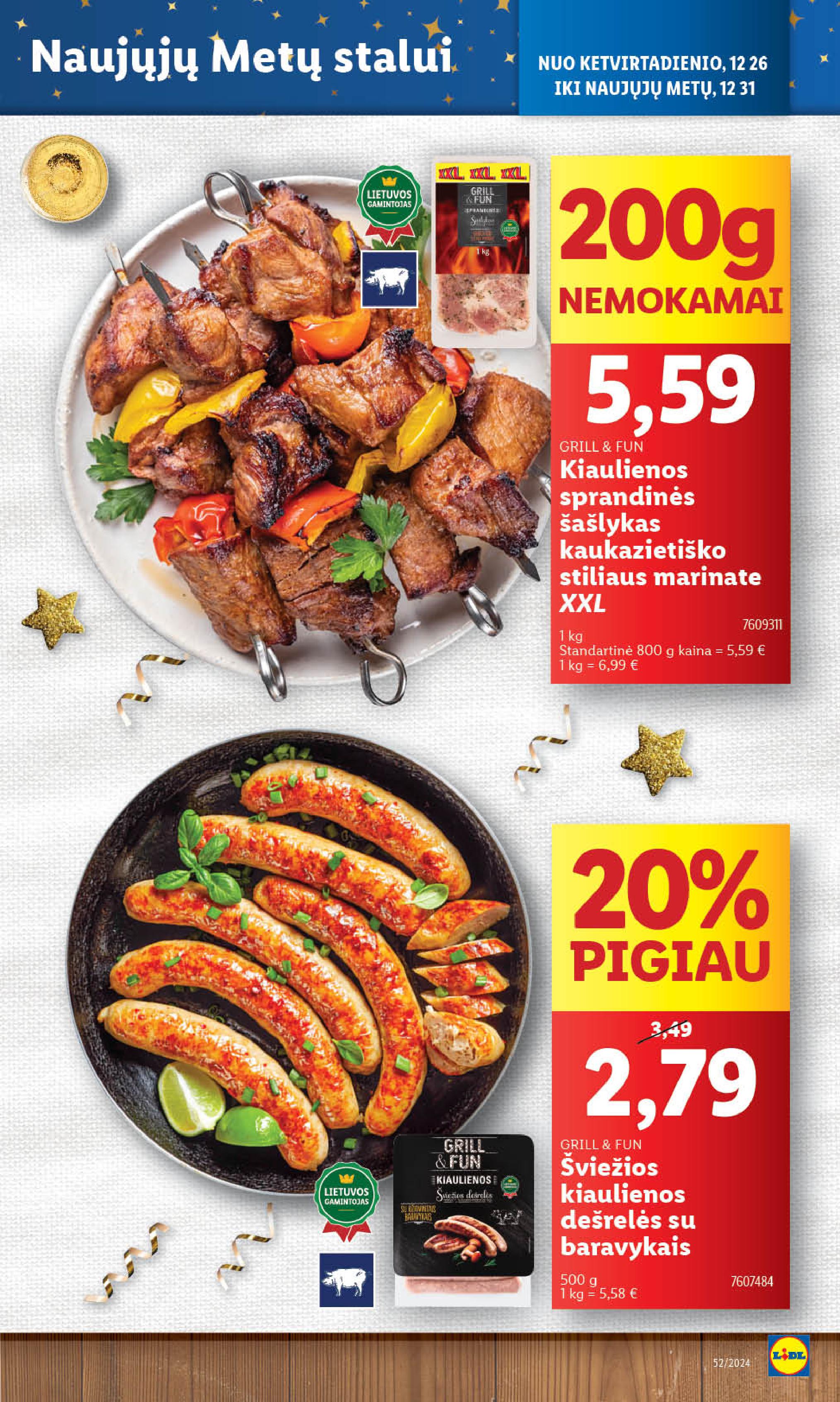 Naujausias LIDL kaininis katalogas 2024.12.26 - 2024.12.31