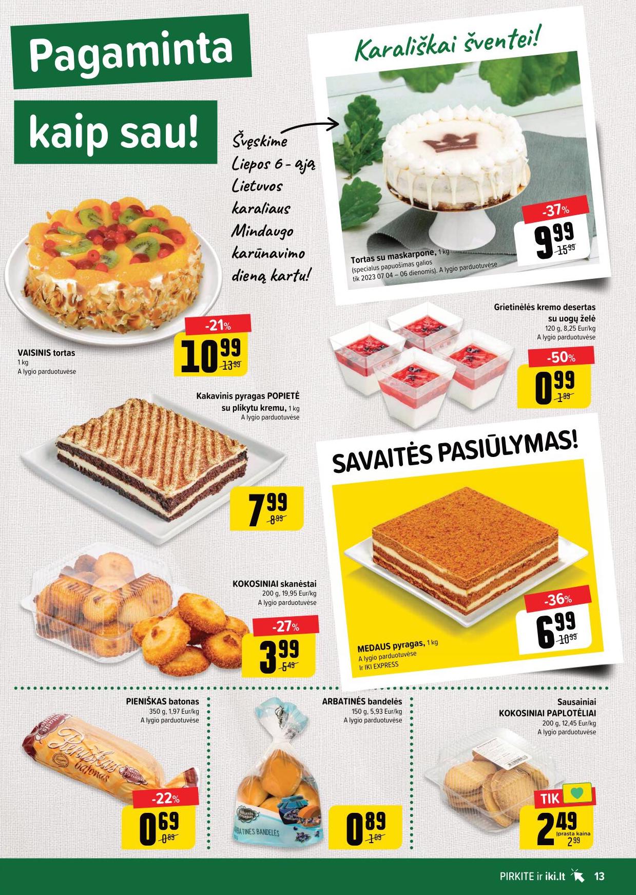 Naujausias IKI kaininis katalogas 2023.07.03 - 2022.07.09