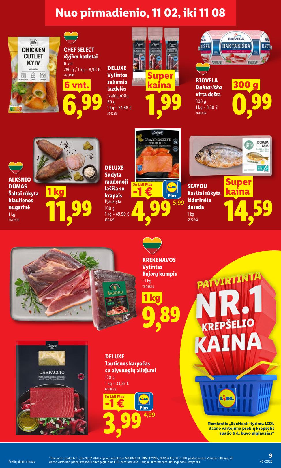 Naujausias LIDL kaininis katalogas 2026.11.02 - 2026.11.08