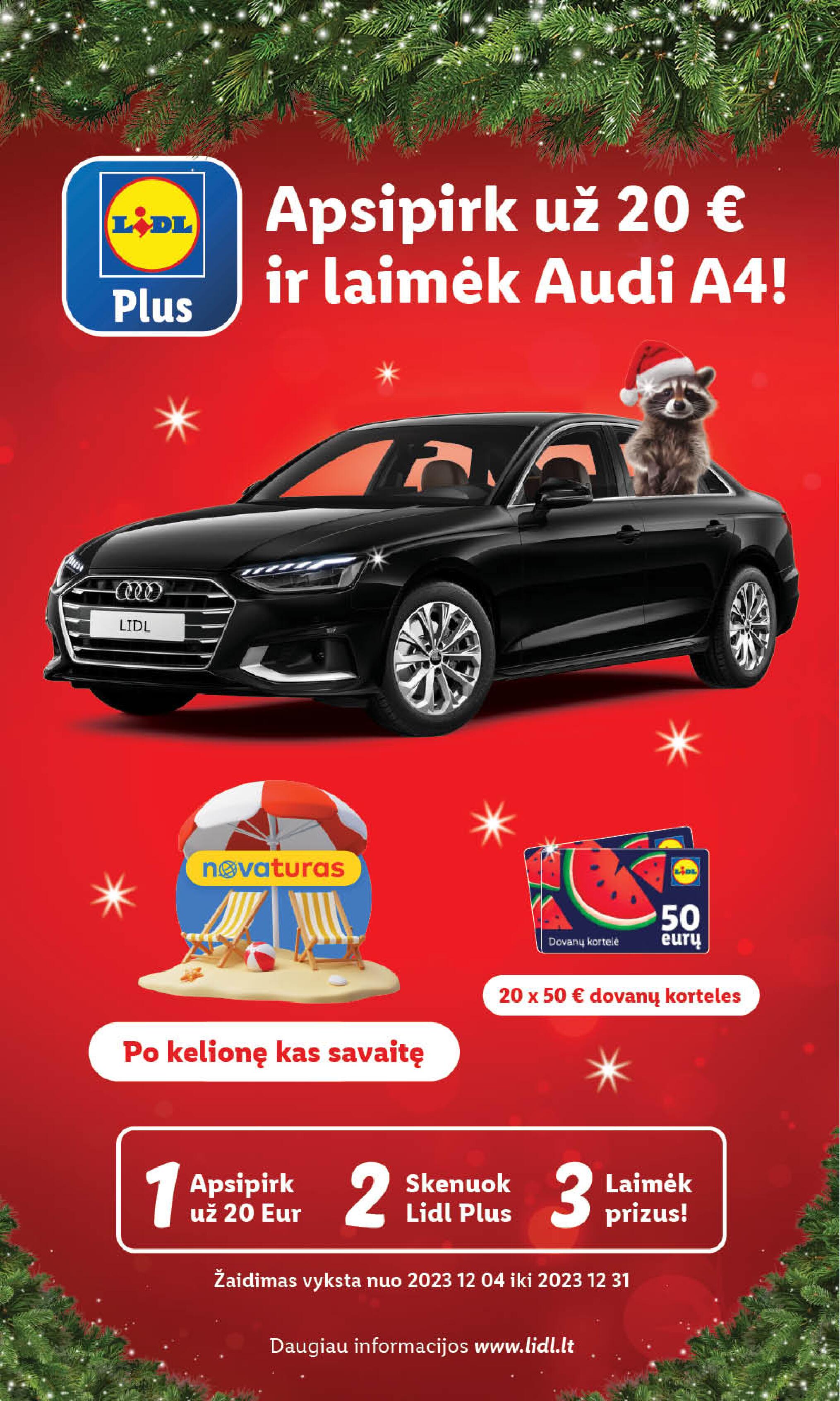 Naujausias LIDL kaininis katalogas 2023.12.11 - 2023.12.17