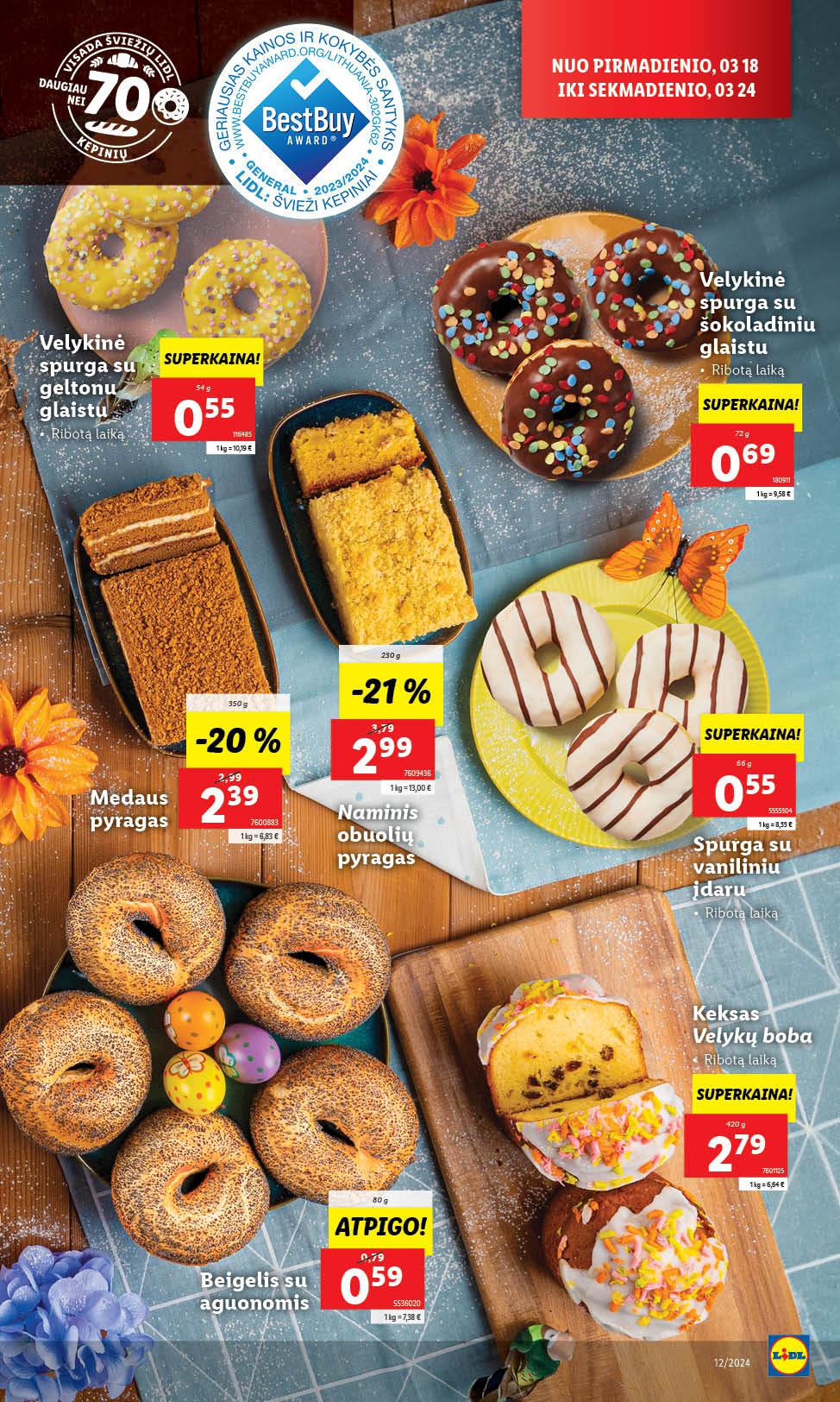 Naujausias LIDL kaininis katalogas 2024.03.18 - 2024.03.24