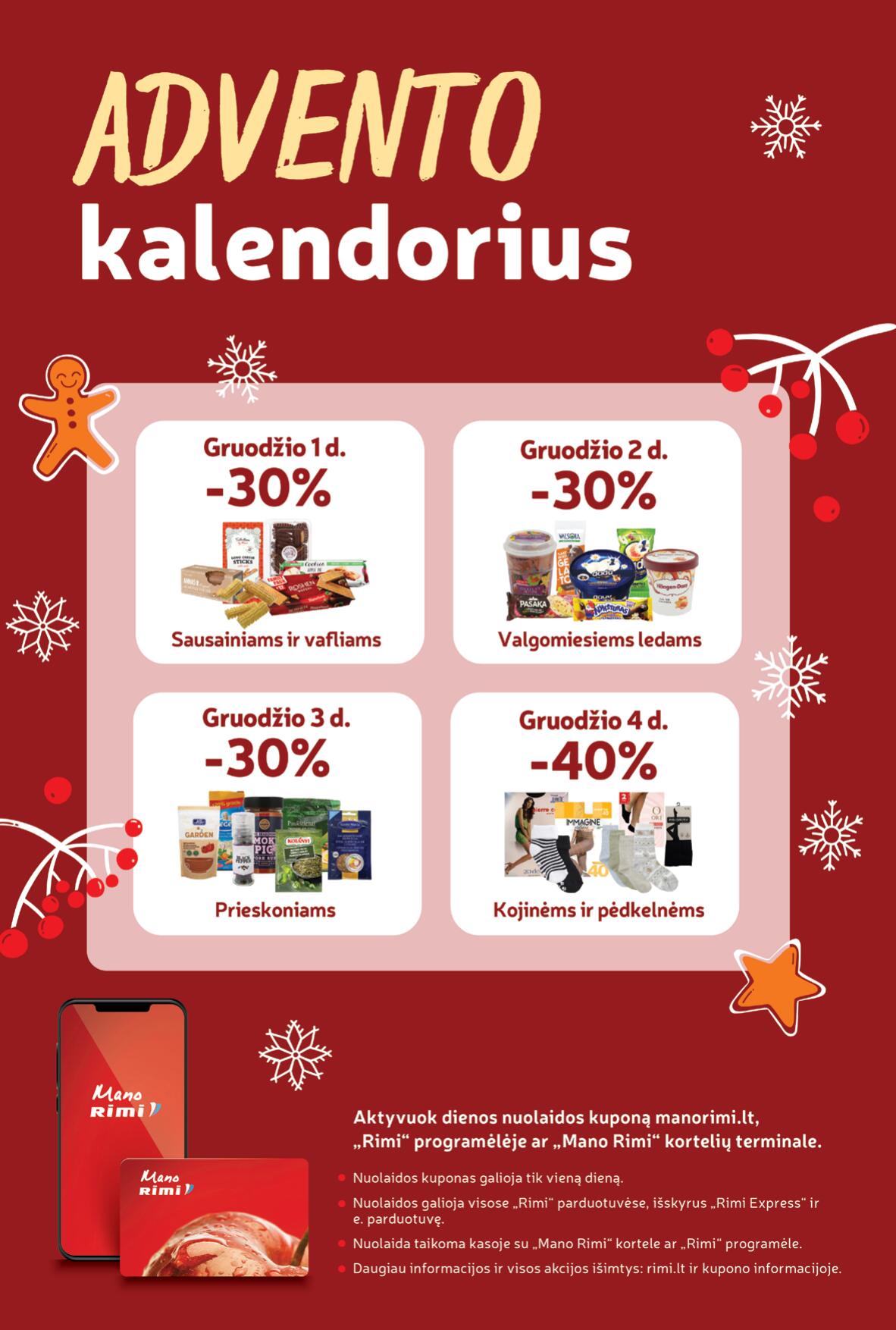Naujausias RIMI kaininis katalogas 2023.11.28 - 2023.12.04