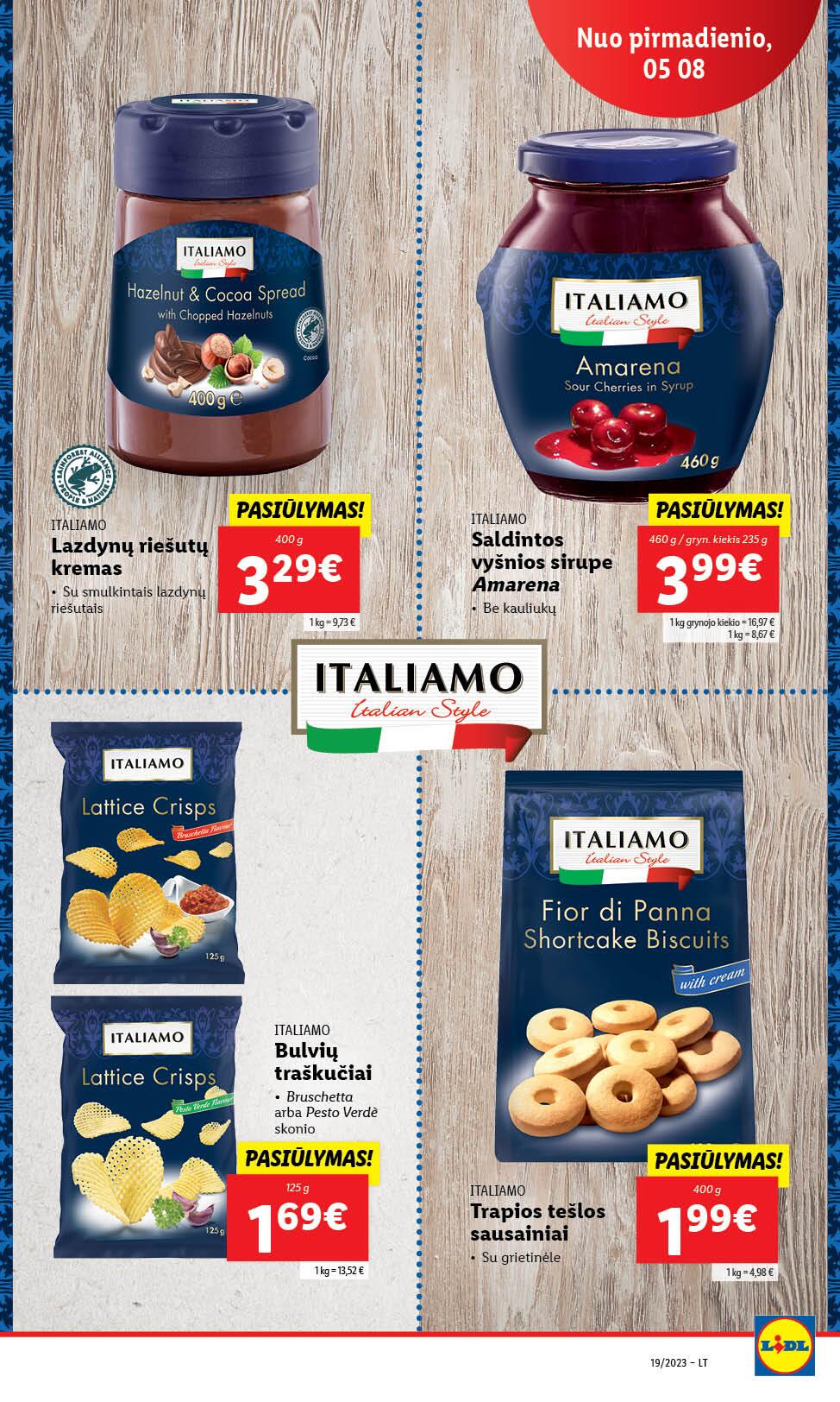 Naujausias LIDL kaininis katalogas 2023.05.08 - 2023.05.14