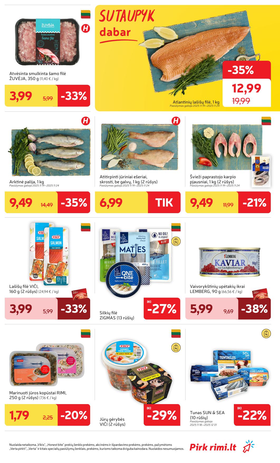 Naujausias RIMI kaininis katalogas 2025.11.18 - 2025.11.24