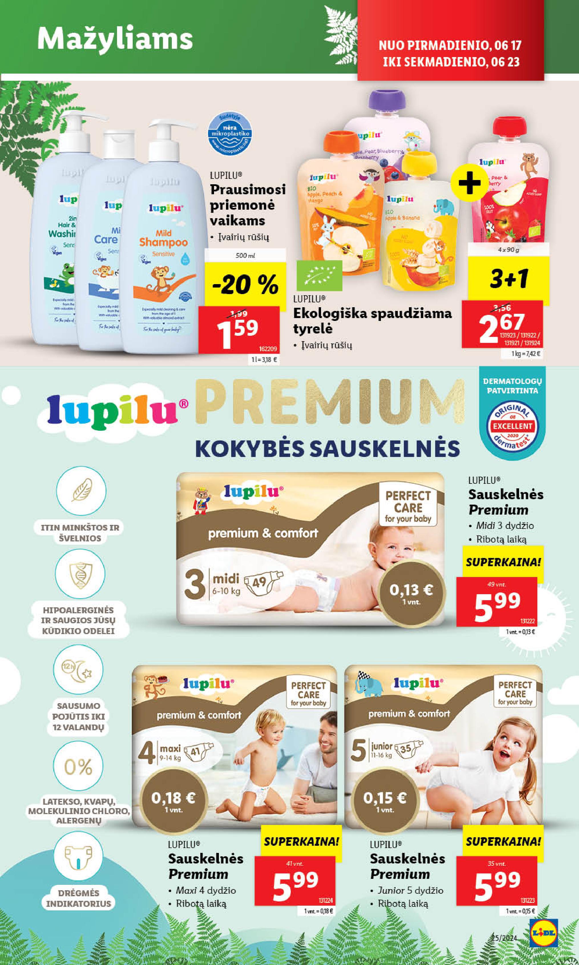 Naujausias LIDL kaininis katalogas 2024.06.17 - 2024.06.23