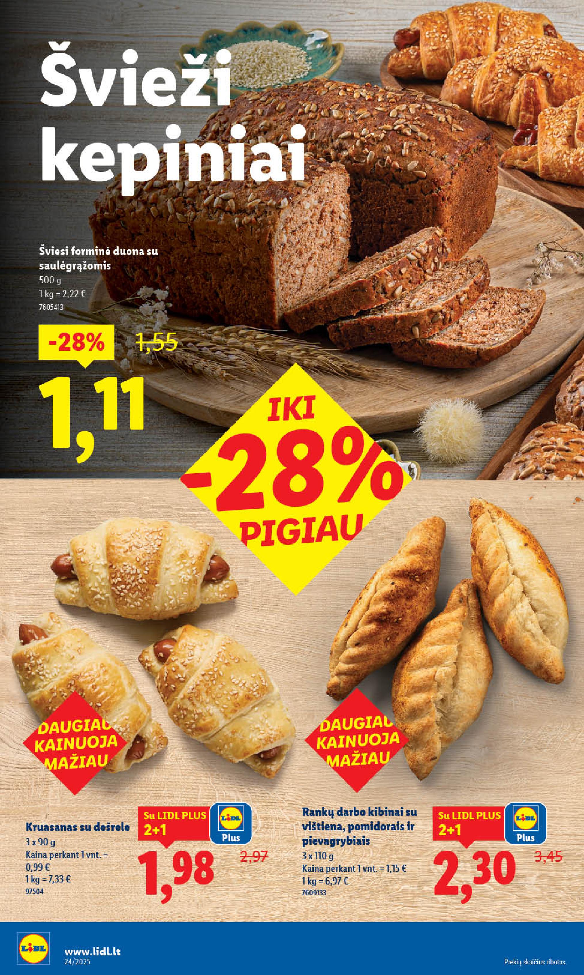 Naujausias LIDL kaininis katalogas 2025.06.09 - 2025.06.15