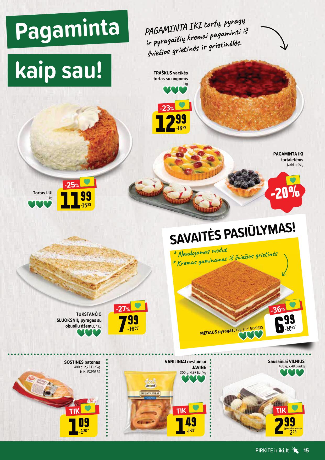Naujausias IKI kaininis katalogas 2023.09.04 - 2023.09.10