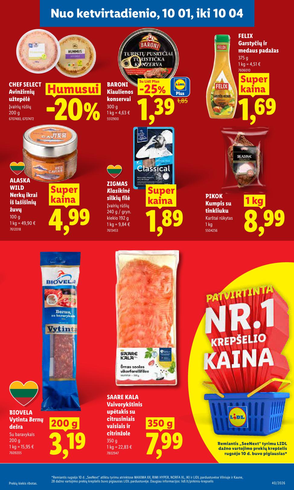 Naujausias LIDL kaininis katalogas 2026.09.28 - 2026.10.04