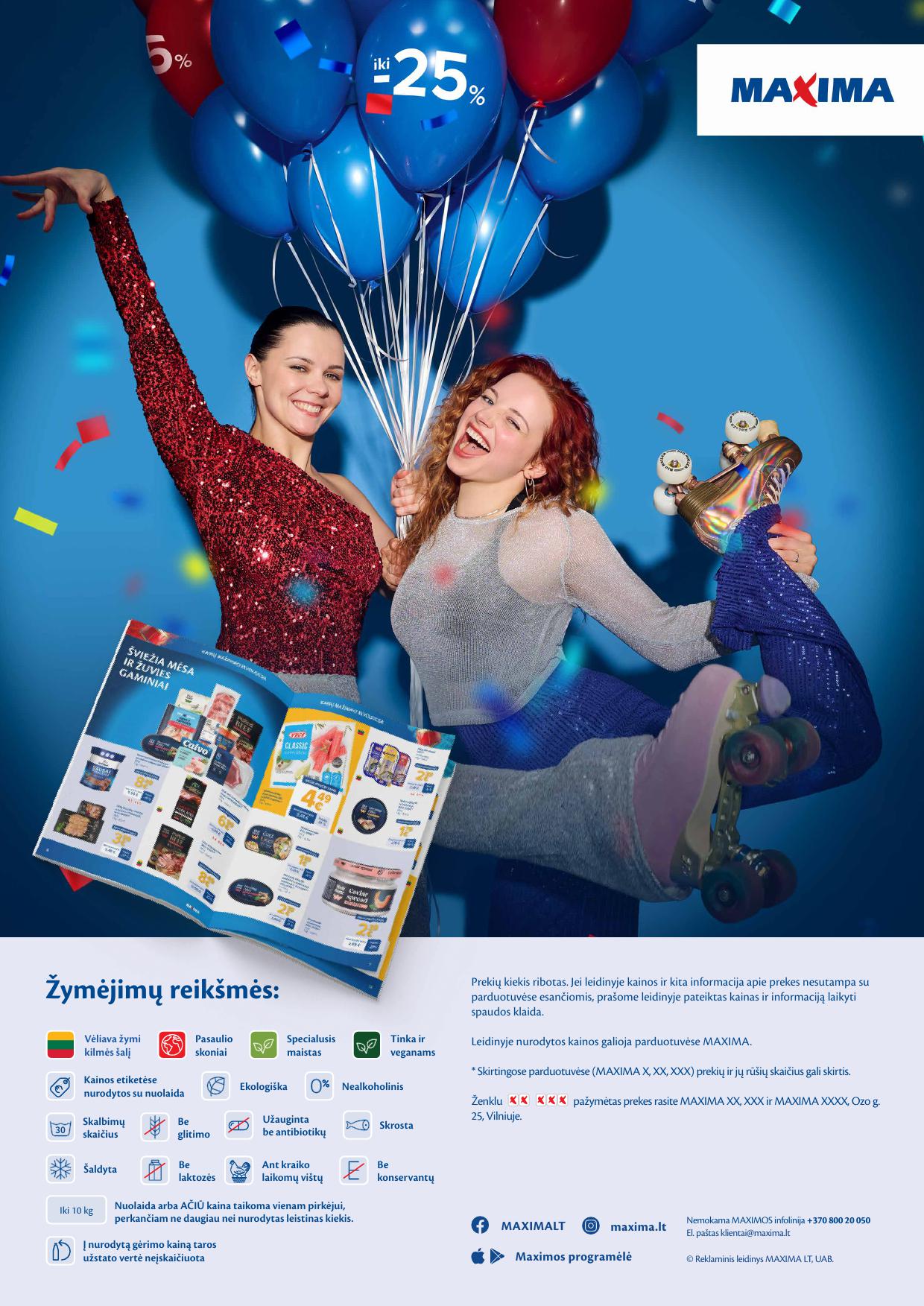 MAXIMA nuolaidų leidinys "Kainų mažinimo revoliucija"