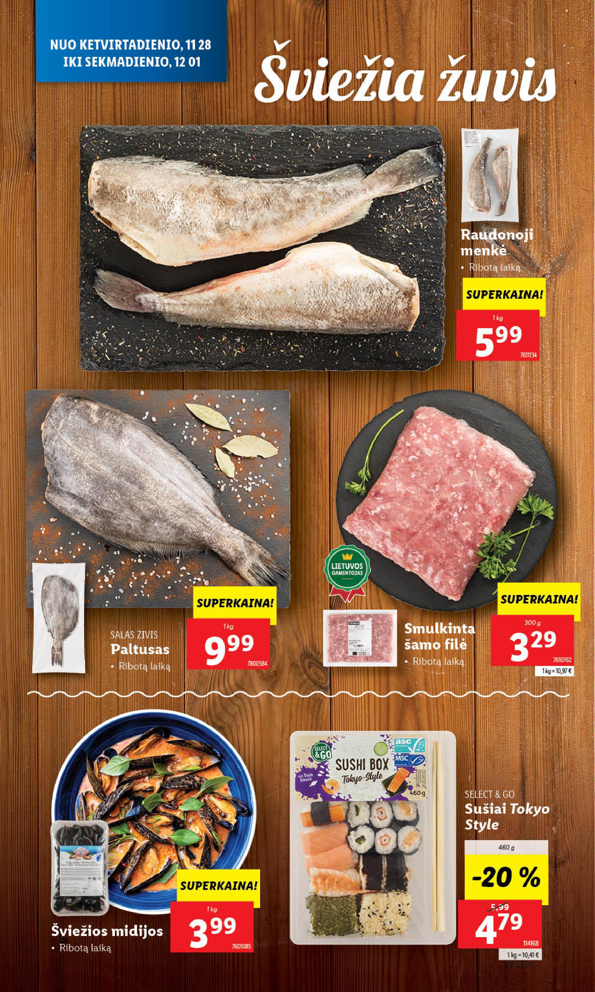 Naujausias LIDL kaininis katalogas 2024.11.25 - 2024.12.01