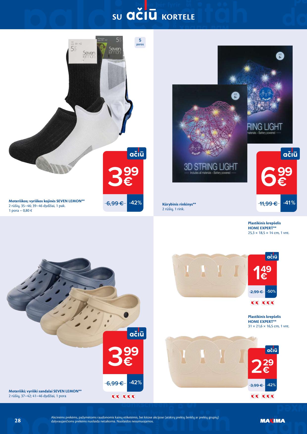 Naujausias MAXIMA kaininis katalogas 2026.03.17 - 2026.03.23