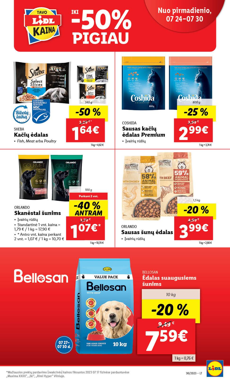 Naujausias LIDL kaininis katalogas 2023.07.24 - 2023.07.30