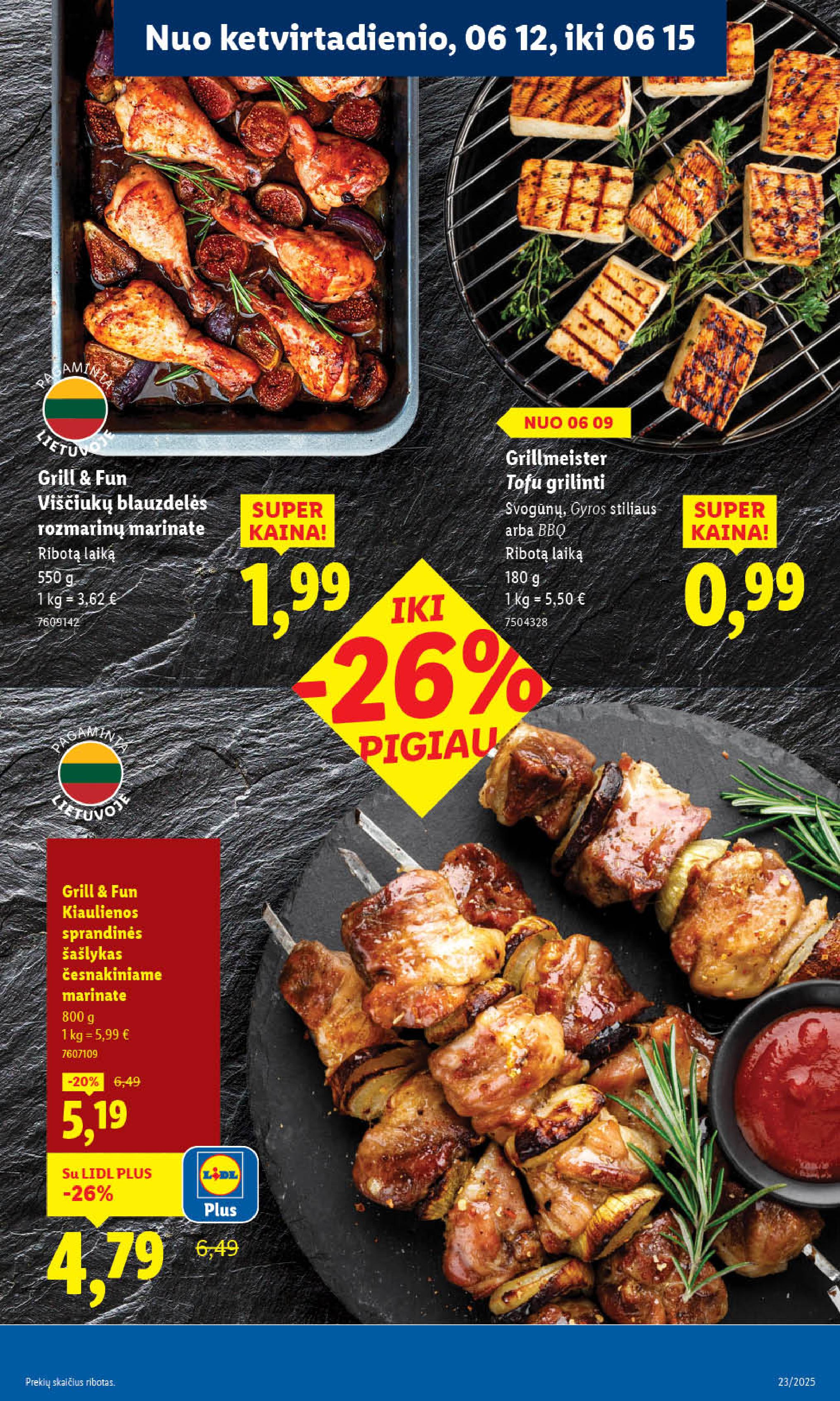 Naujausias LIDL kaininis katalogas 2025.06.09 - 2025.06.15