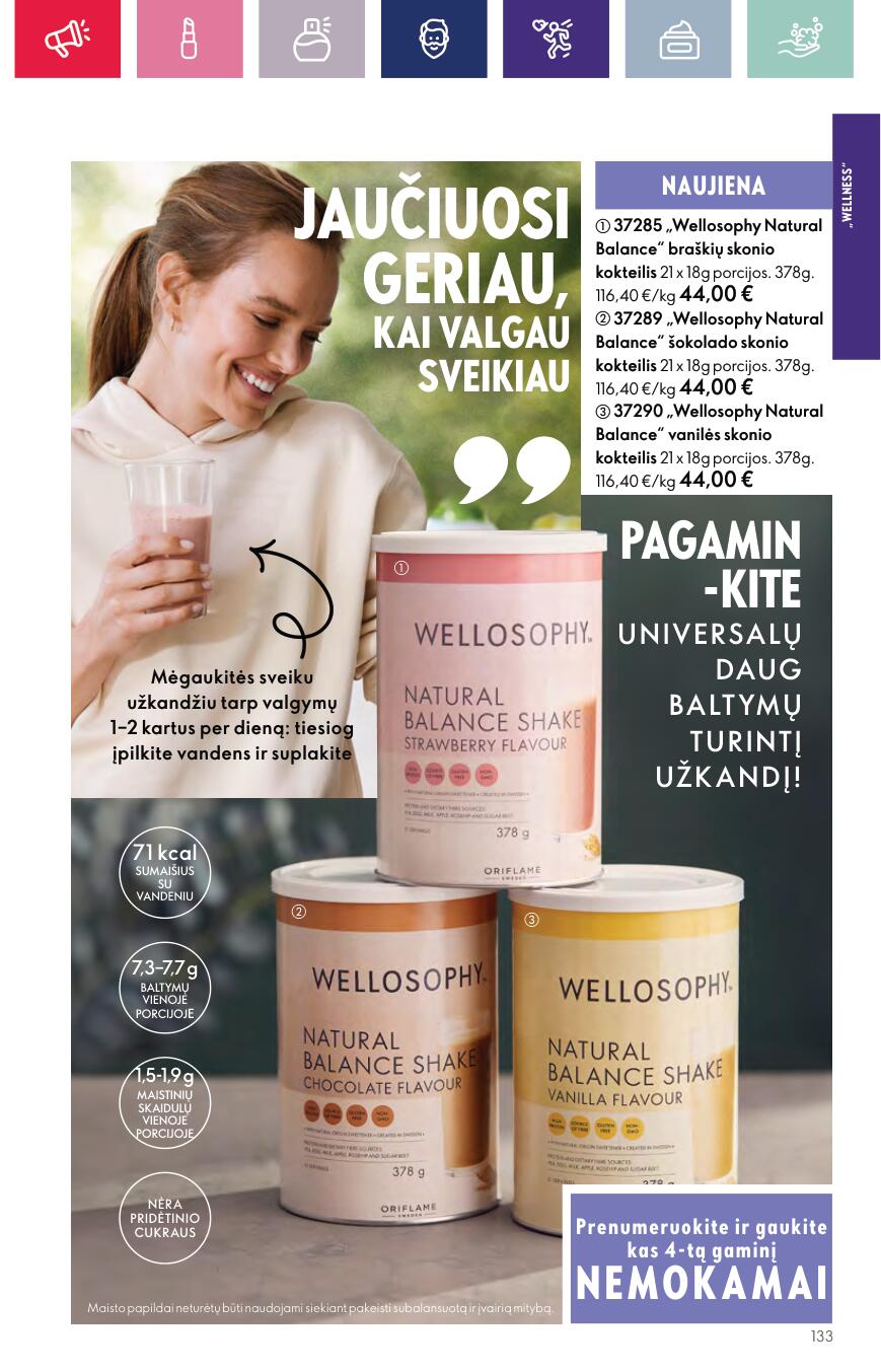 Naujas ORIFLAME katalogas galioja 2023.09.13 - 2023.10.03