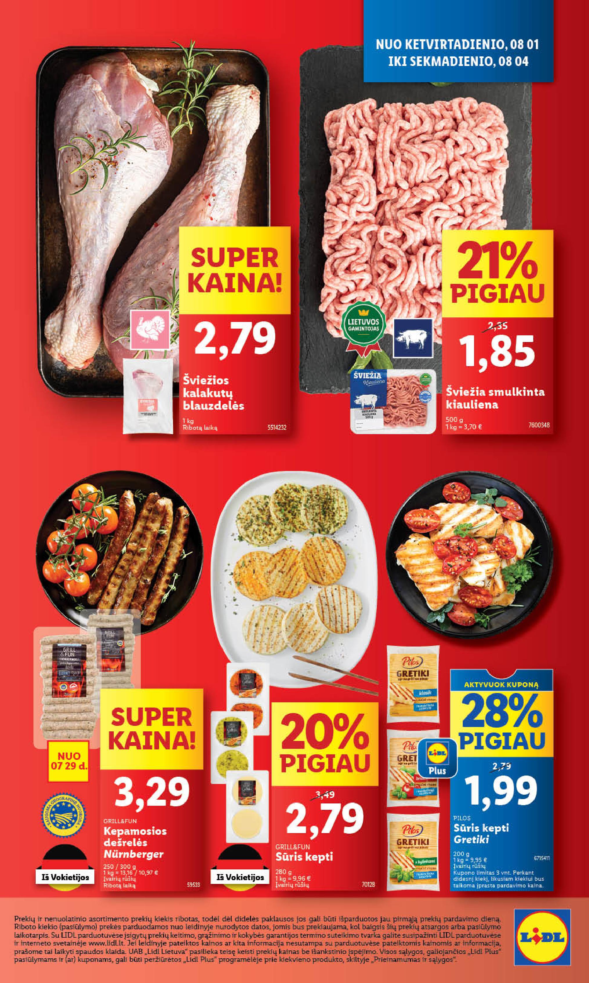 Naujausias LIDL kaininis katalogas 2024.07.29 - 2024.08.04