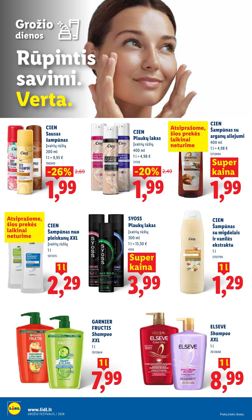 Naujausias LIDL kaininis katalogas 2026.08.03 - 2026.08.09