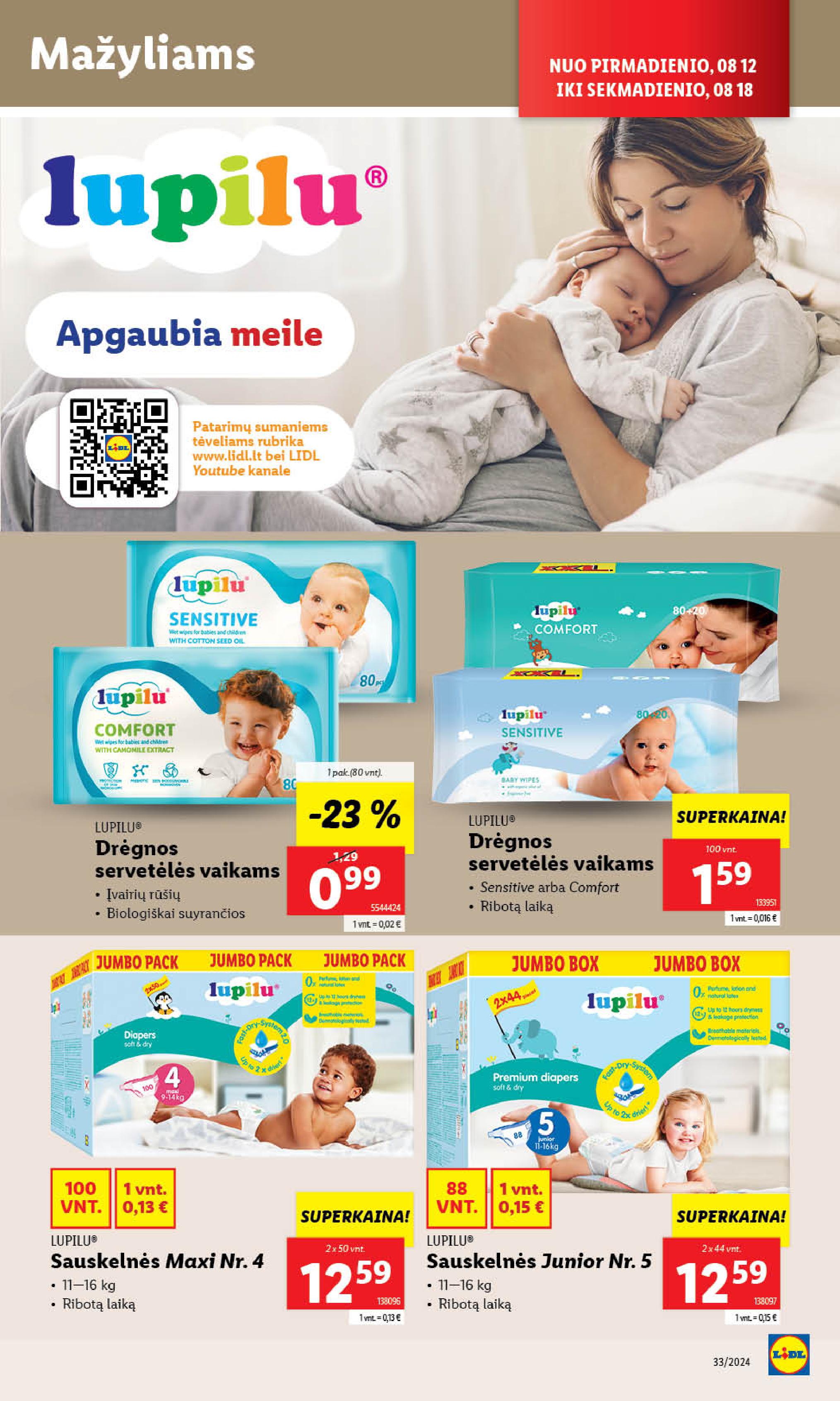 Naujausias LIDL kaininis katalogas 2024.08.12 - 2024.08.18