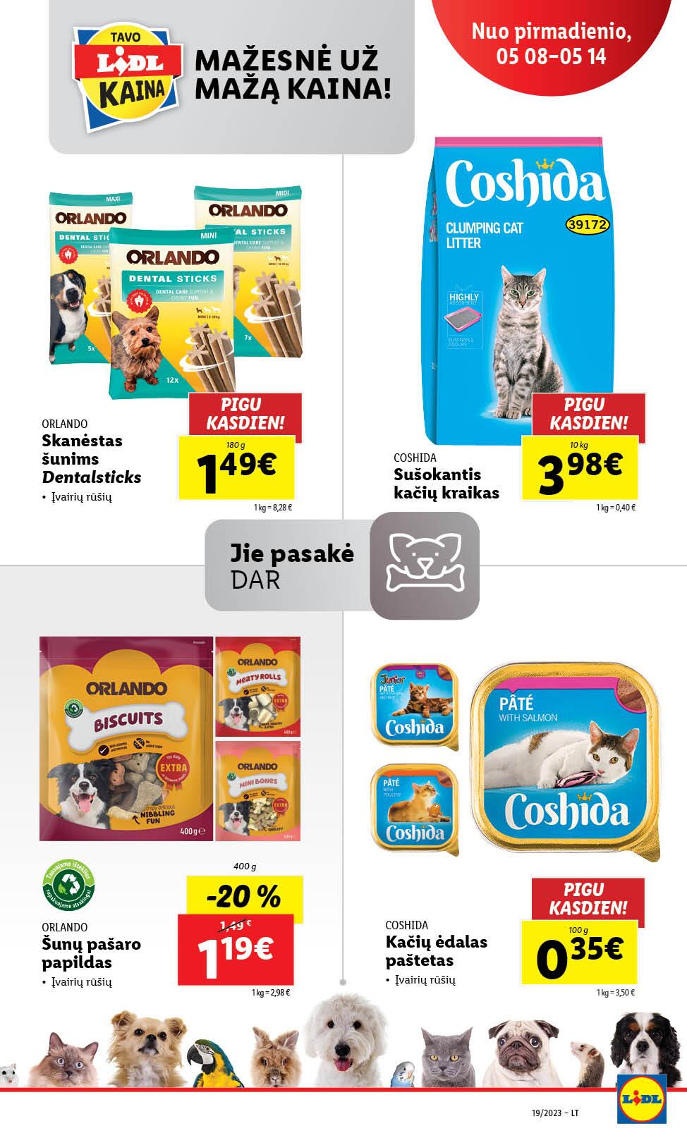 Naujausias LIDL kaininis katalogas 2023.05.08 - 2023.05.14