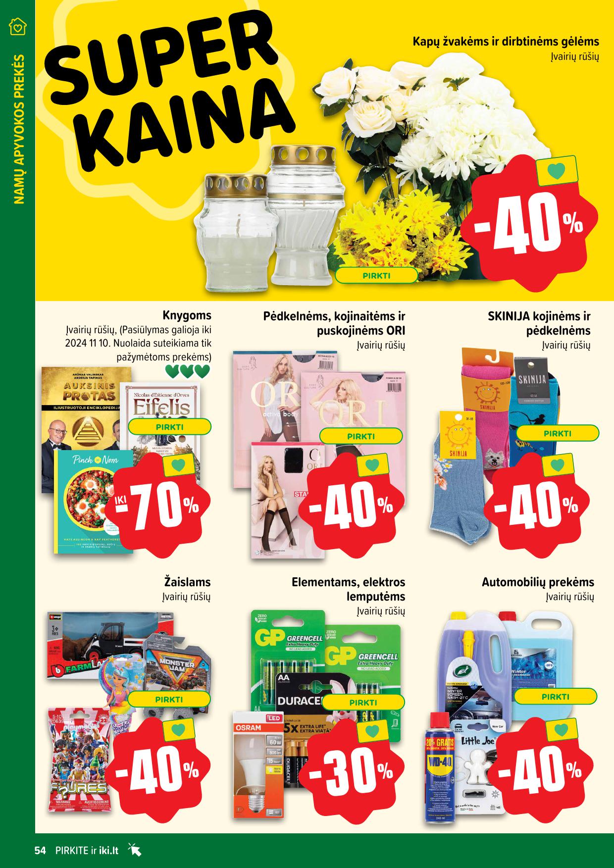 Naujausias IKI kaininis katalogas 2024.10.14 - 2024.10.20