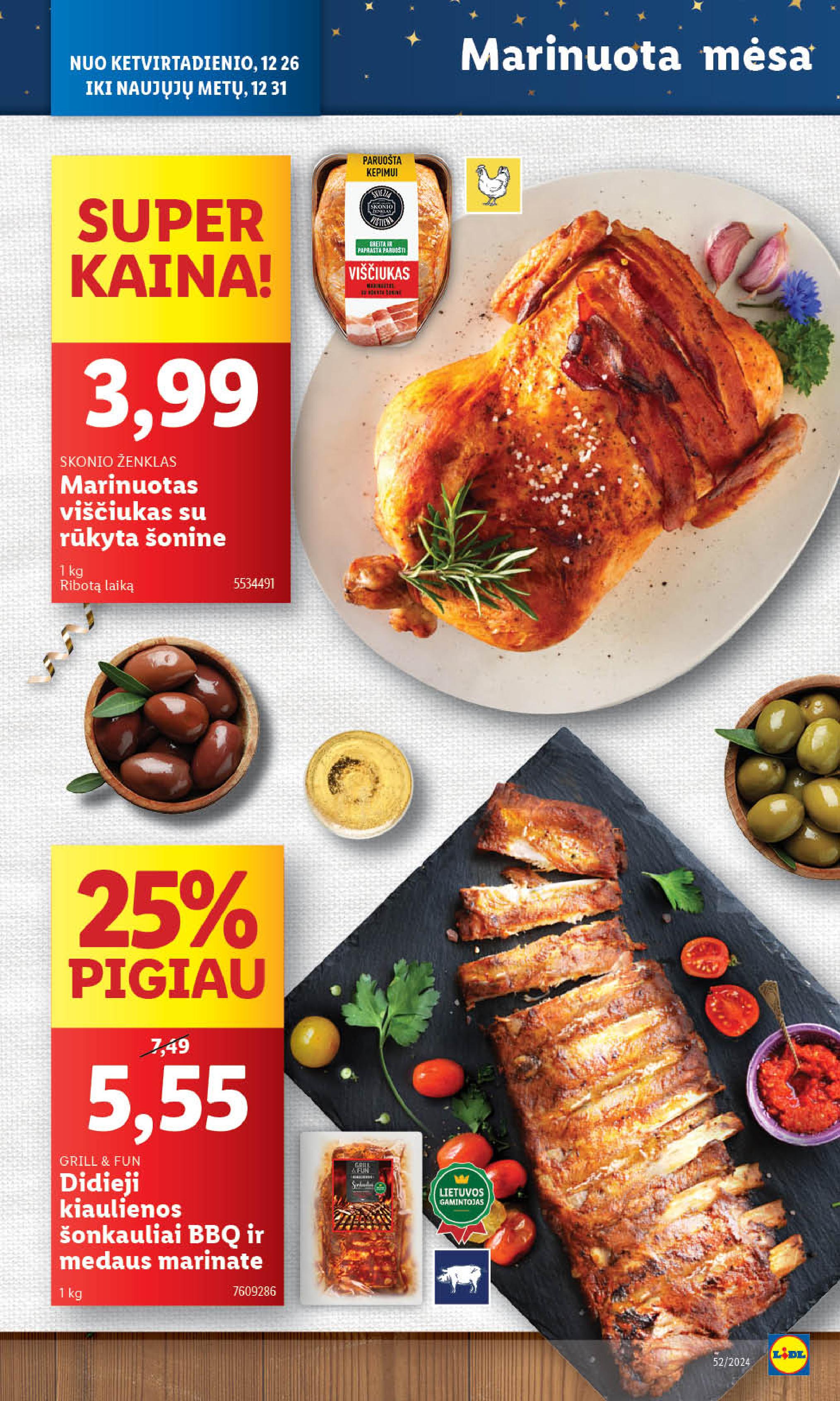 Naujausias LIDL kaininis katalogas 2024.12.26 - 2024.12.31