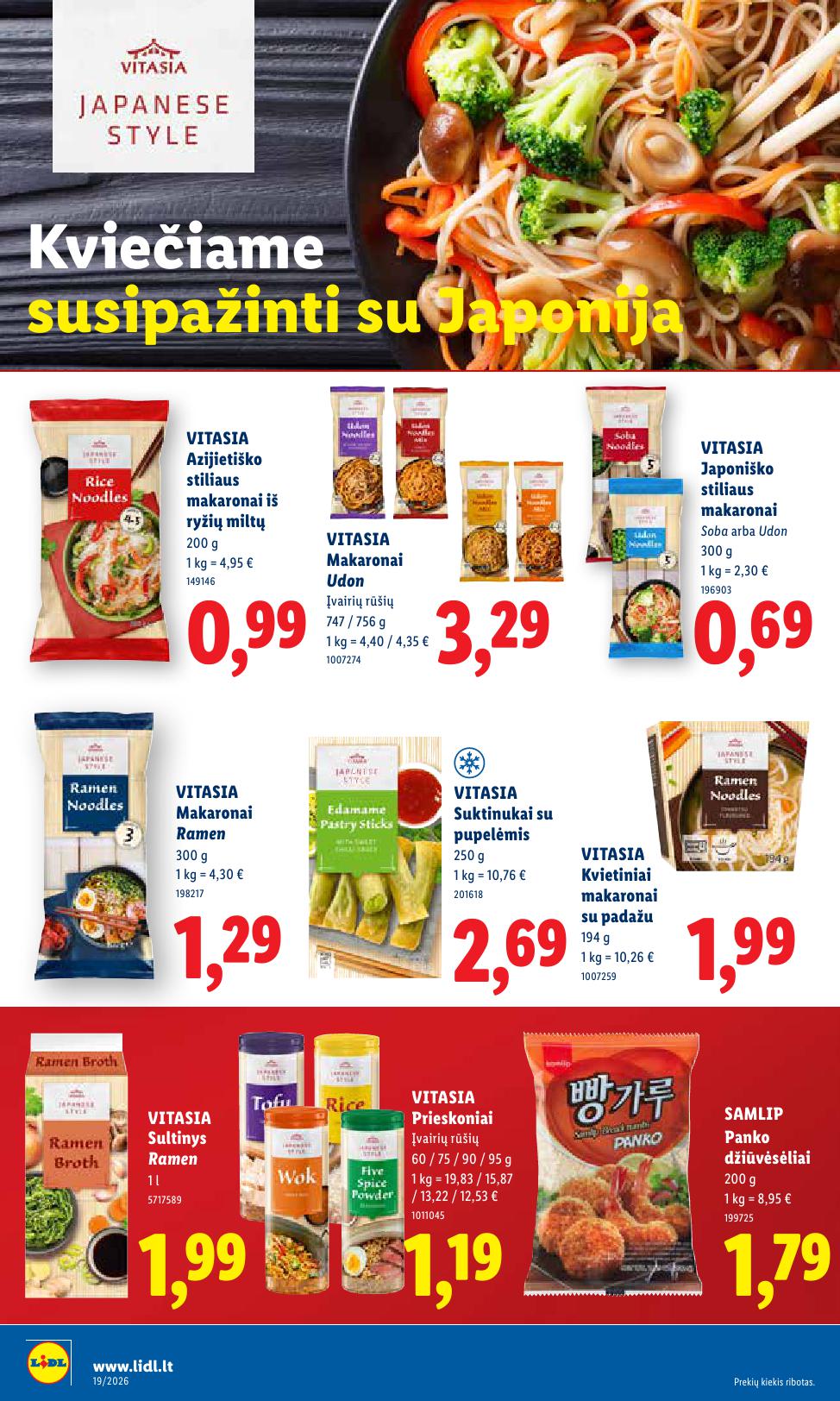 Naujausias LIDL kaininis katalogas 2026.05.04 - 2026.05.10
