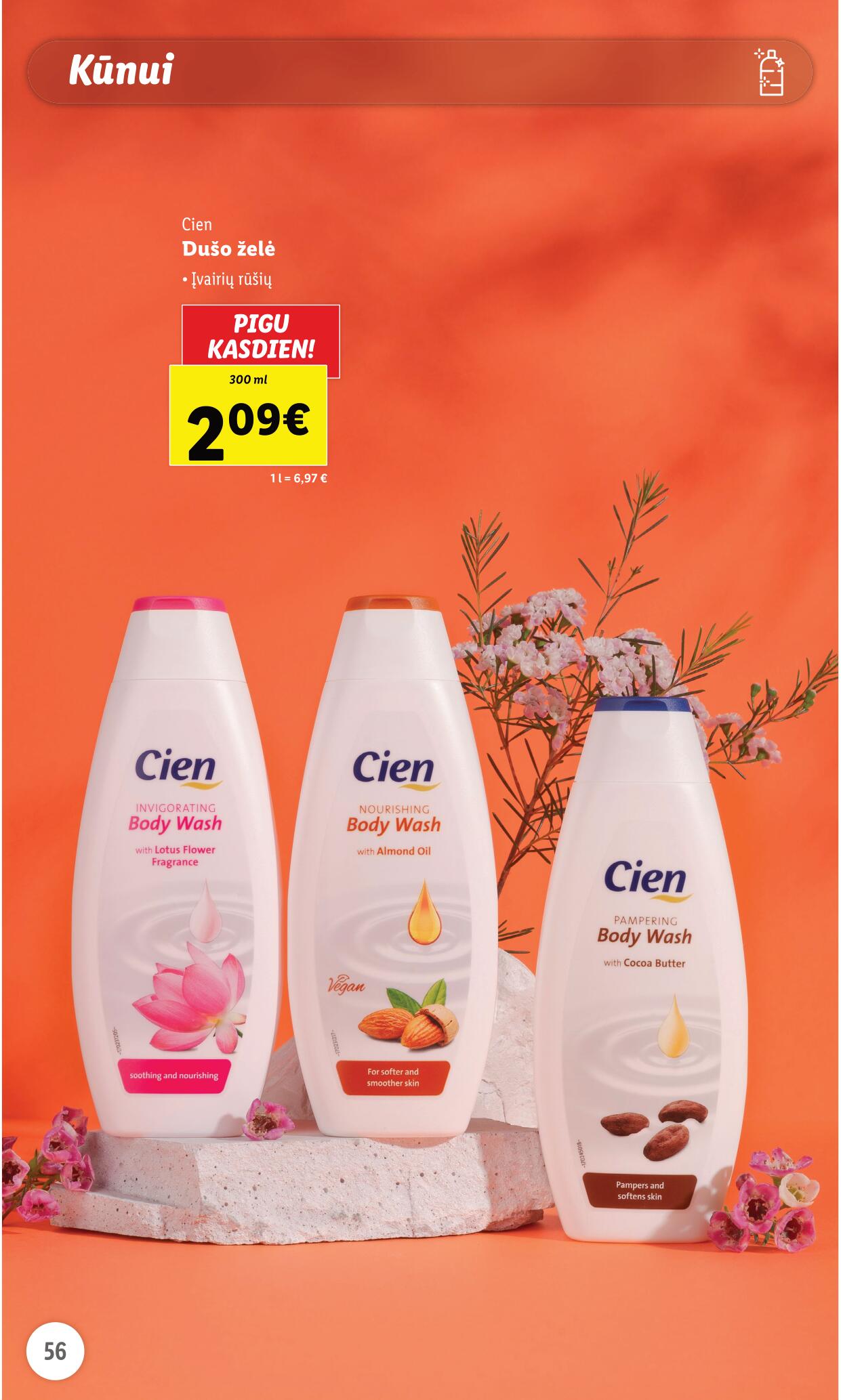 LIDL prekių katalogas "Grožio festivalis" galioja nuo 2023.05.01