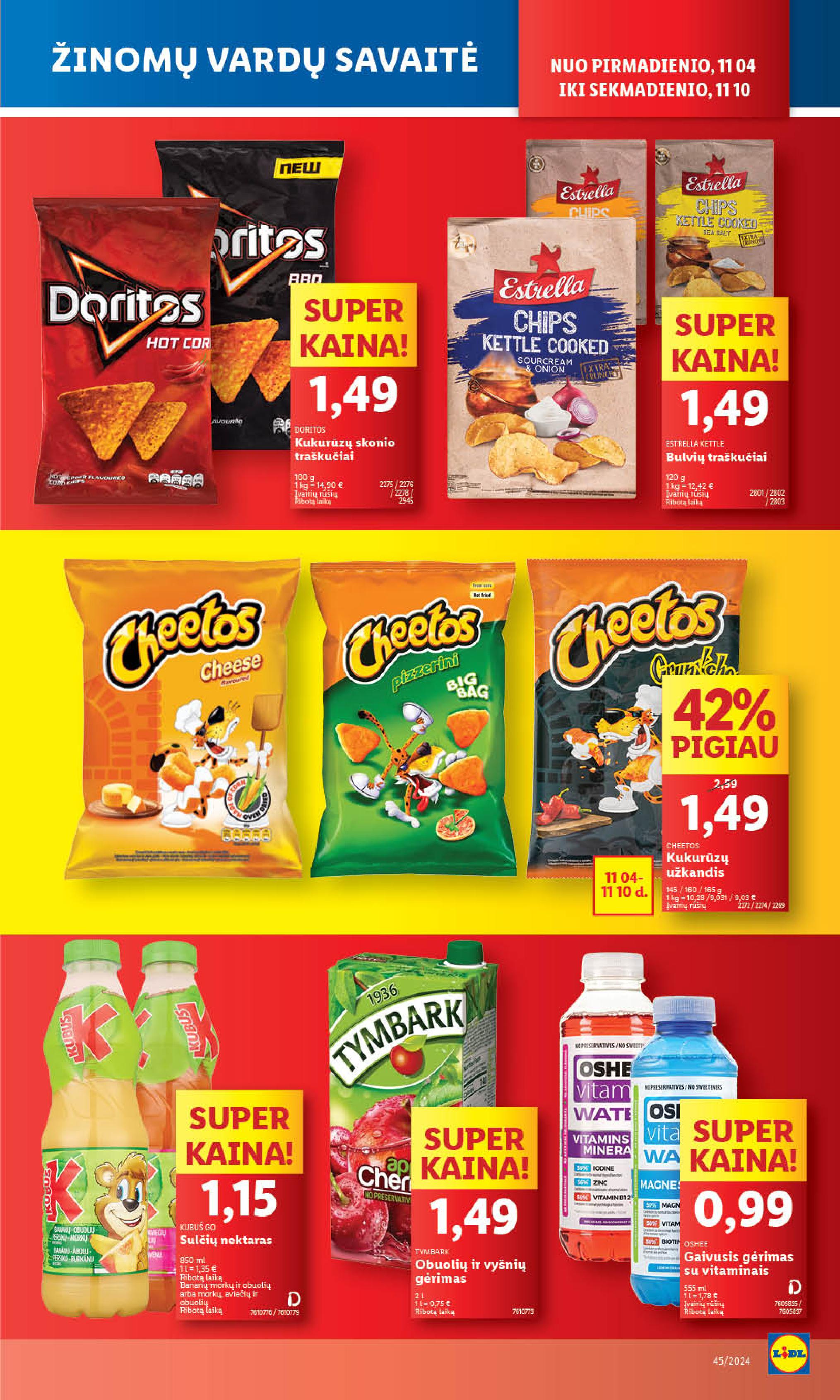 Naujausias LIDL kaininis katalogas 2024.11.04 - 2024.11.10