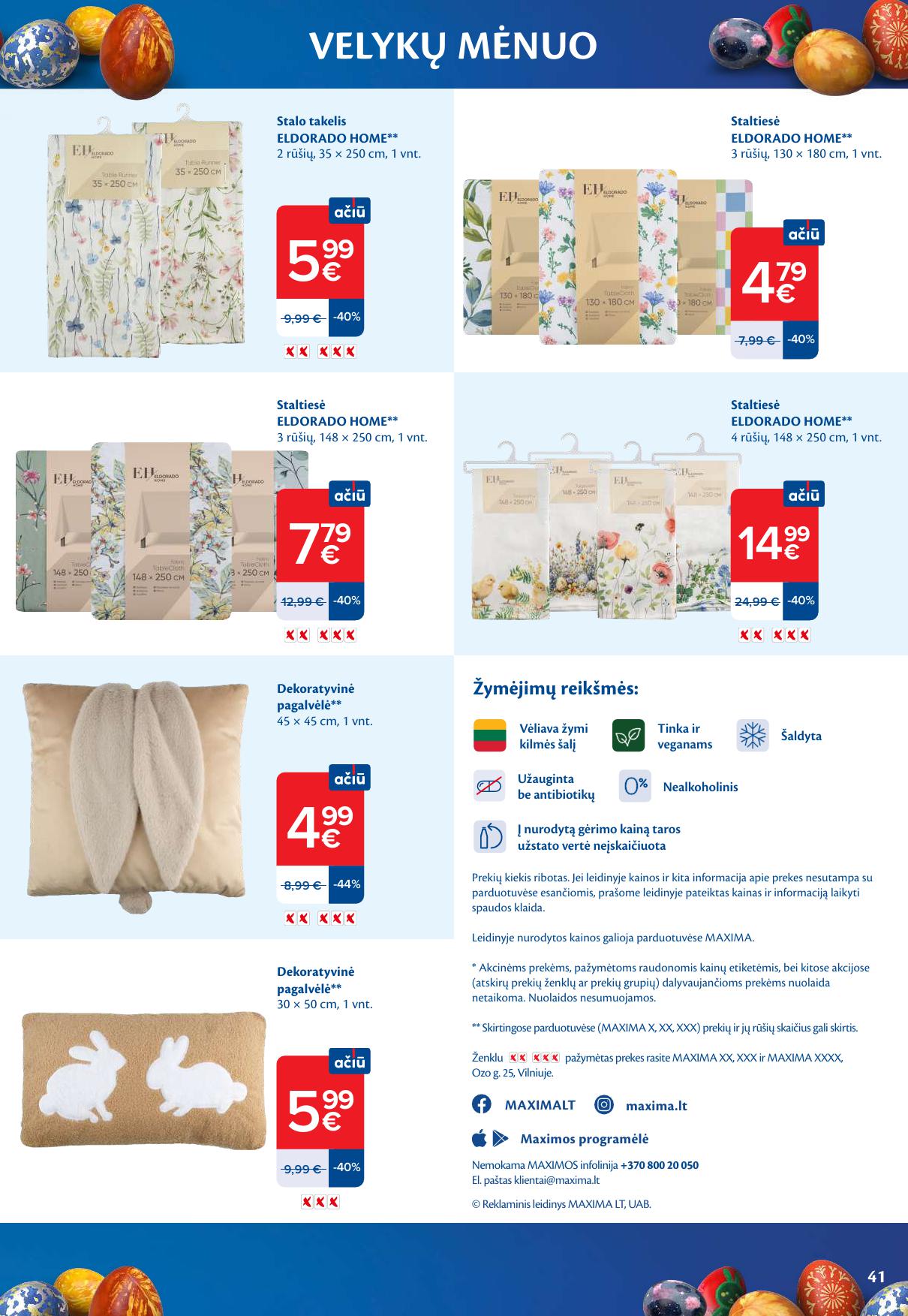 MAXIMA katalogas "VELYKŲ MĖNUO" 2026.03.03 - 2026.04.06