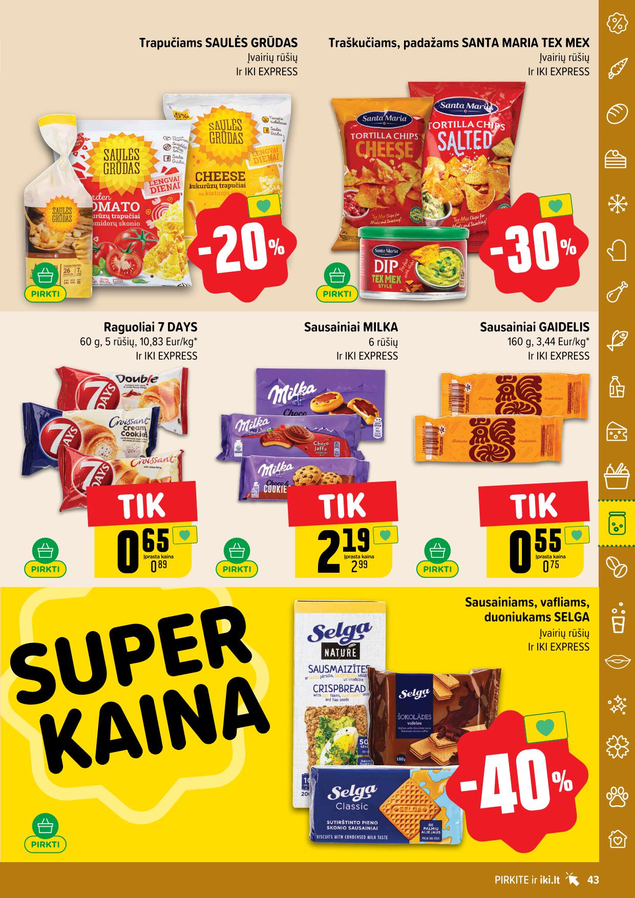 Naujausias IKI kaininis katalogas 2025.07.14 - 2025.07.20