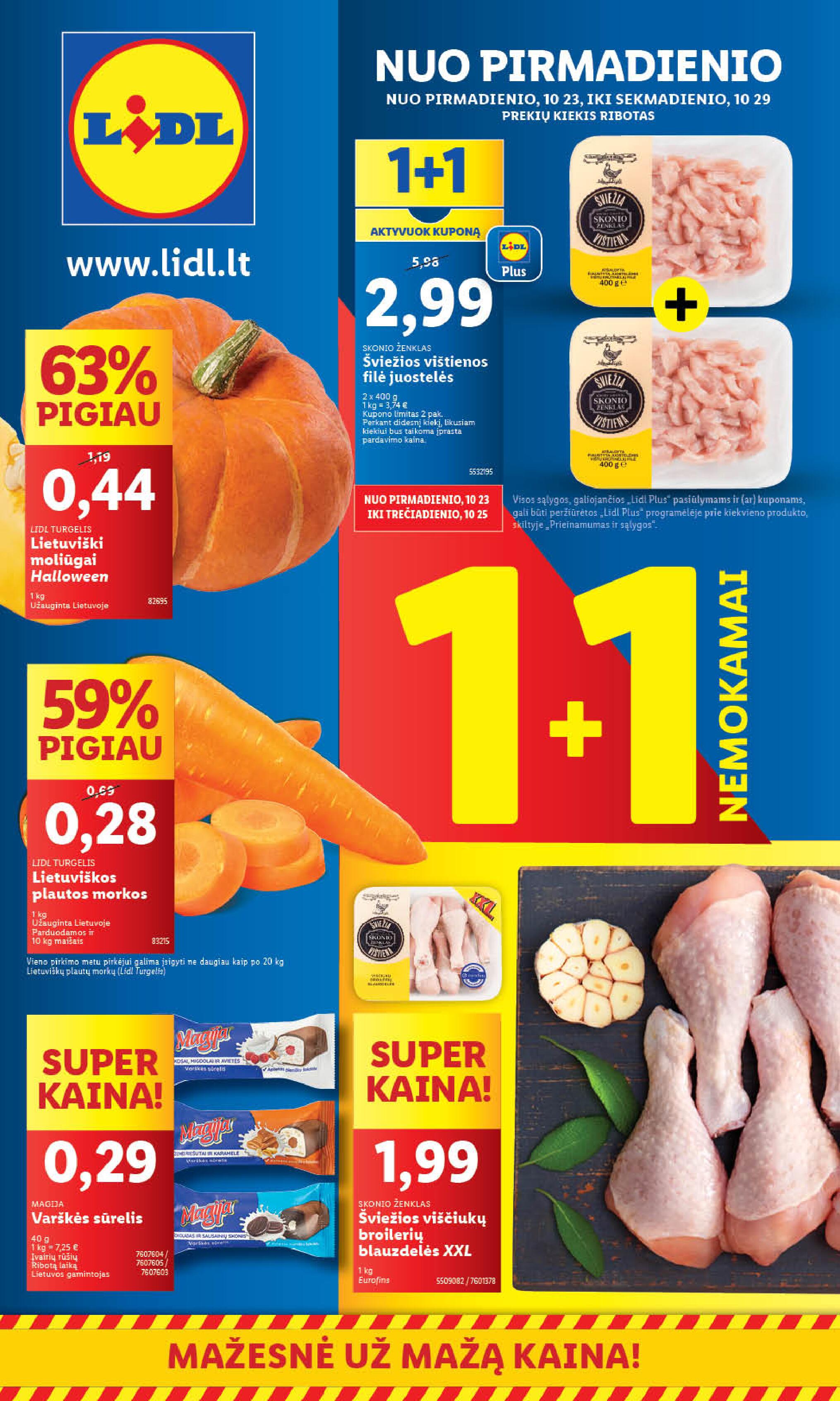 Naujausias LIDL kaininis katalogas 2023.10.23 - 2023.10.29