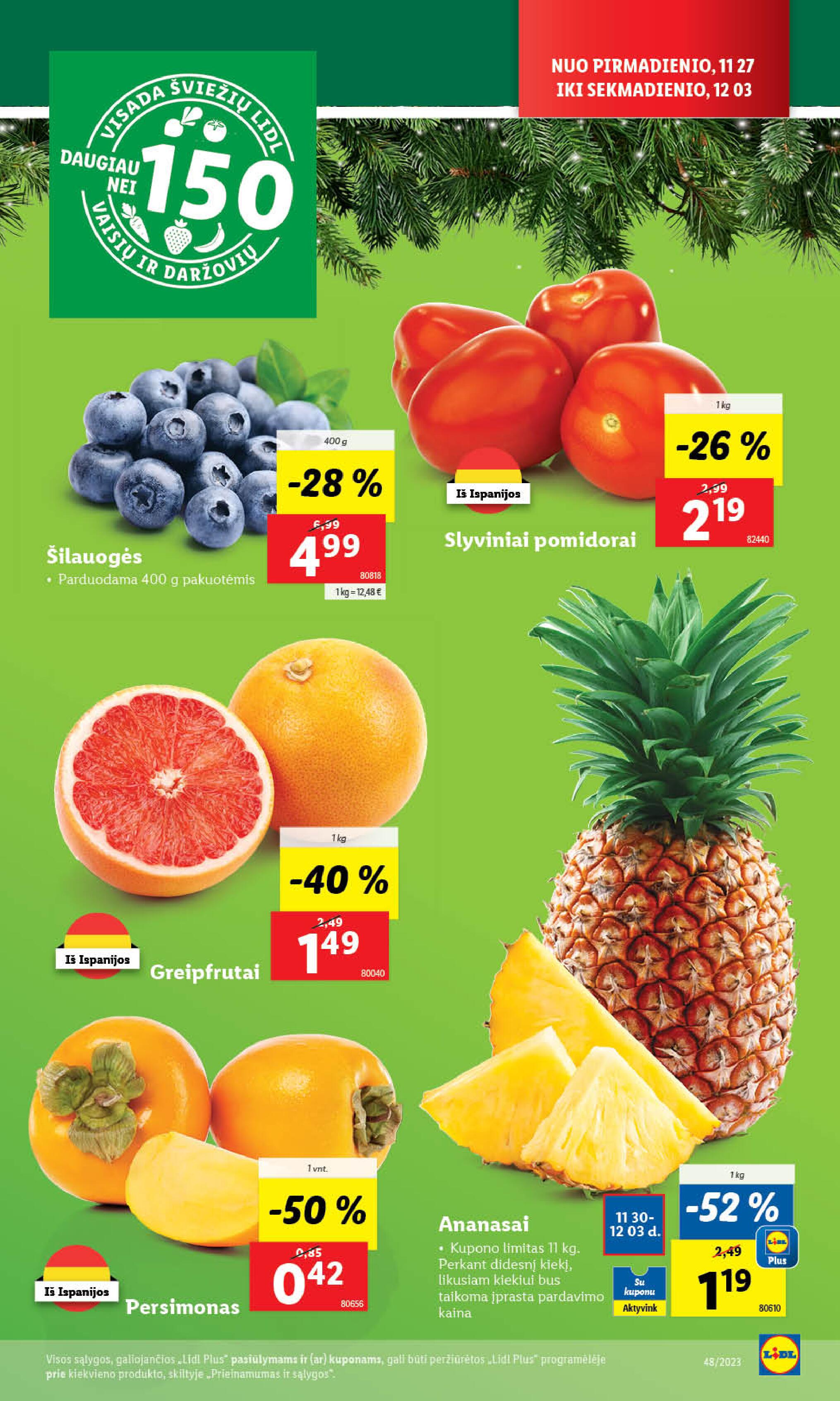 Naujausias LIDL kaininis katalogas 2023.11.27 - 2023.12.03