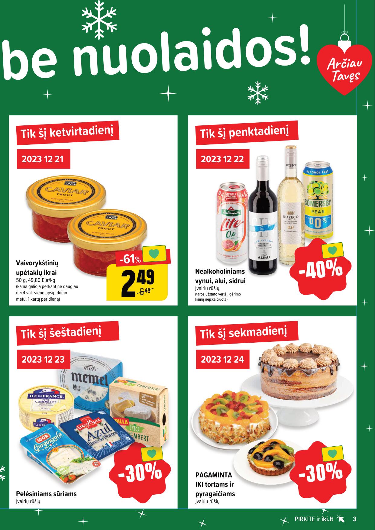 Naujausias IKI kaininis katalogas 2023.12.18 - 2023.12.26