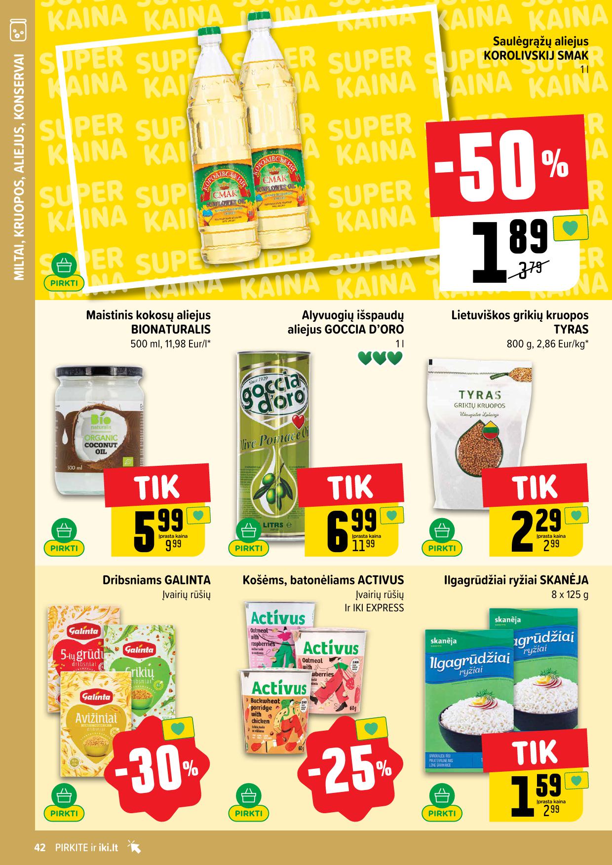 Naujausias IKI kaininis katalogas 2026.02.23 - 2026.03.01
