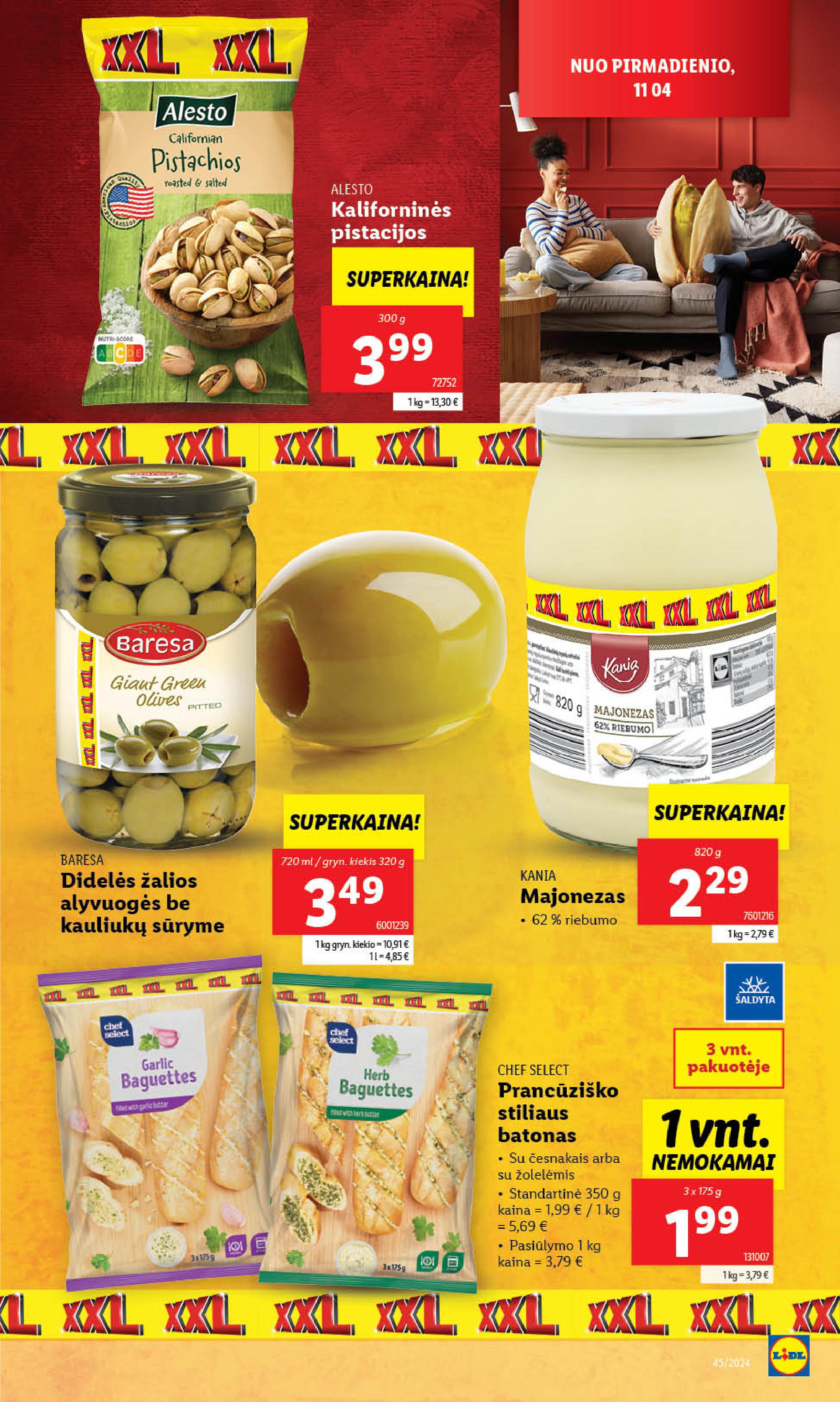 Naujausias LIDL kaininis katalogas 2024.11.04 - 2024.11.10