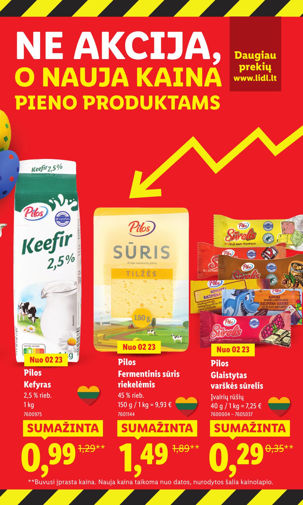 LIDL katalogas "Didysis kainų mažinimas"