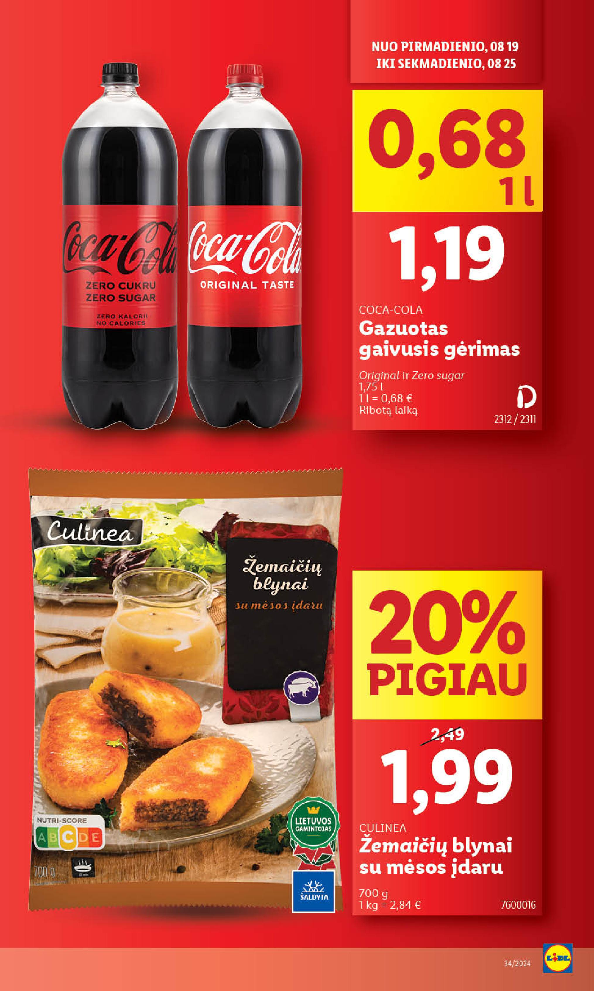 Naujausias LIDL kaininis katalogas 2024.08.19 - 2024.08.25