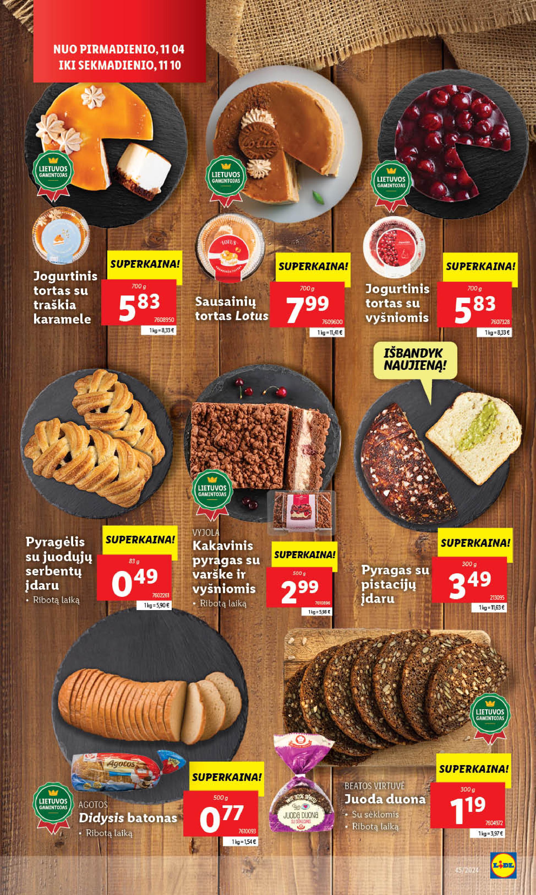 Naujausias LIDL kaininis katalogas 2024.11.04 - 2024.11.10