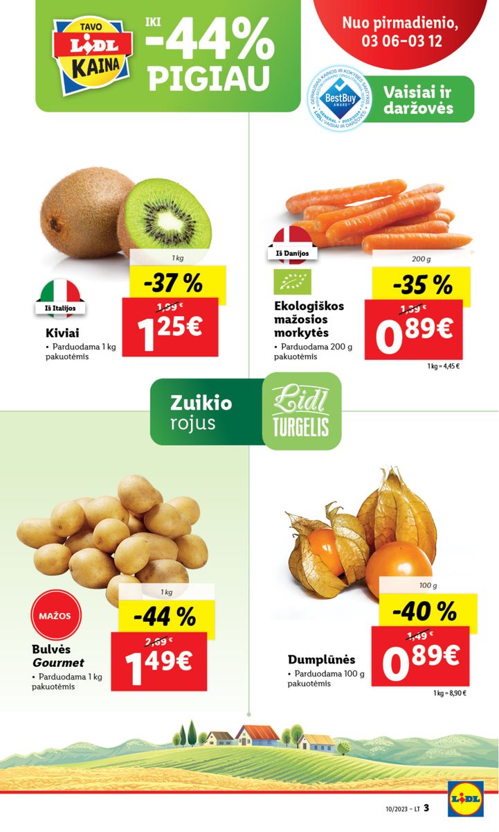 Naujausias LIDL kaininis katalogas 2023.03.06 - 2023.03.12