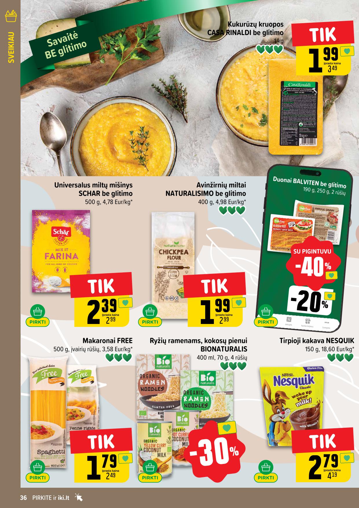 Naujausias IKI kaininis katalogas 2026.02.23 - 2026.03.01