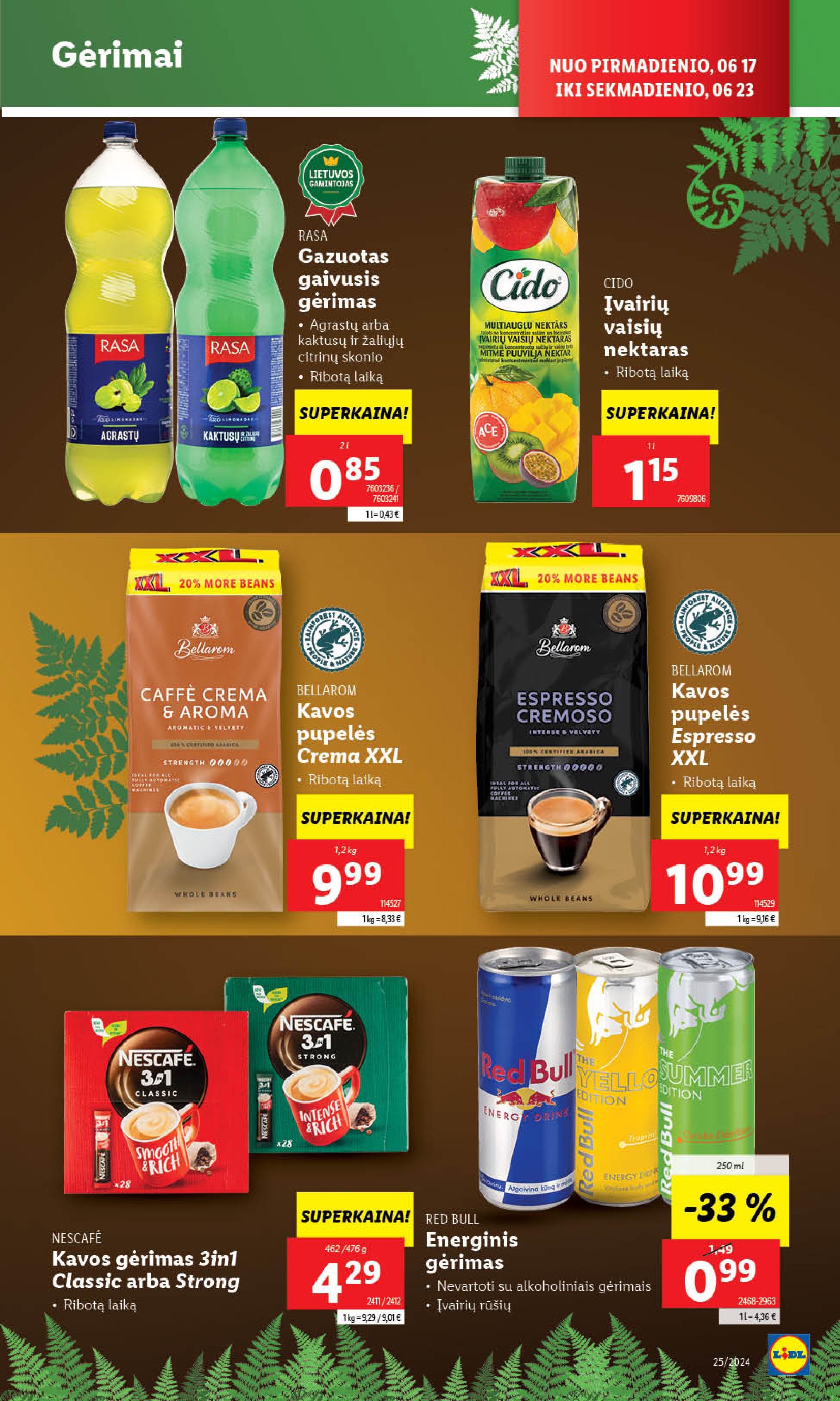 Naujausias LIDL kaininis katalogas 2024.06.17 - 2024.06.23