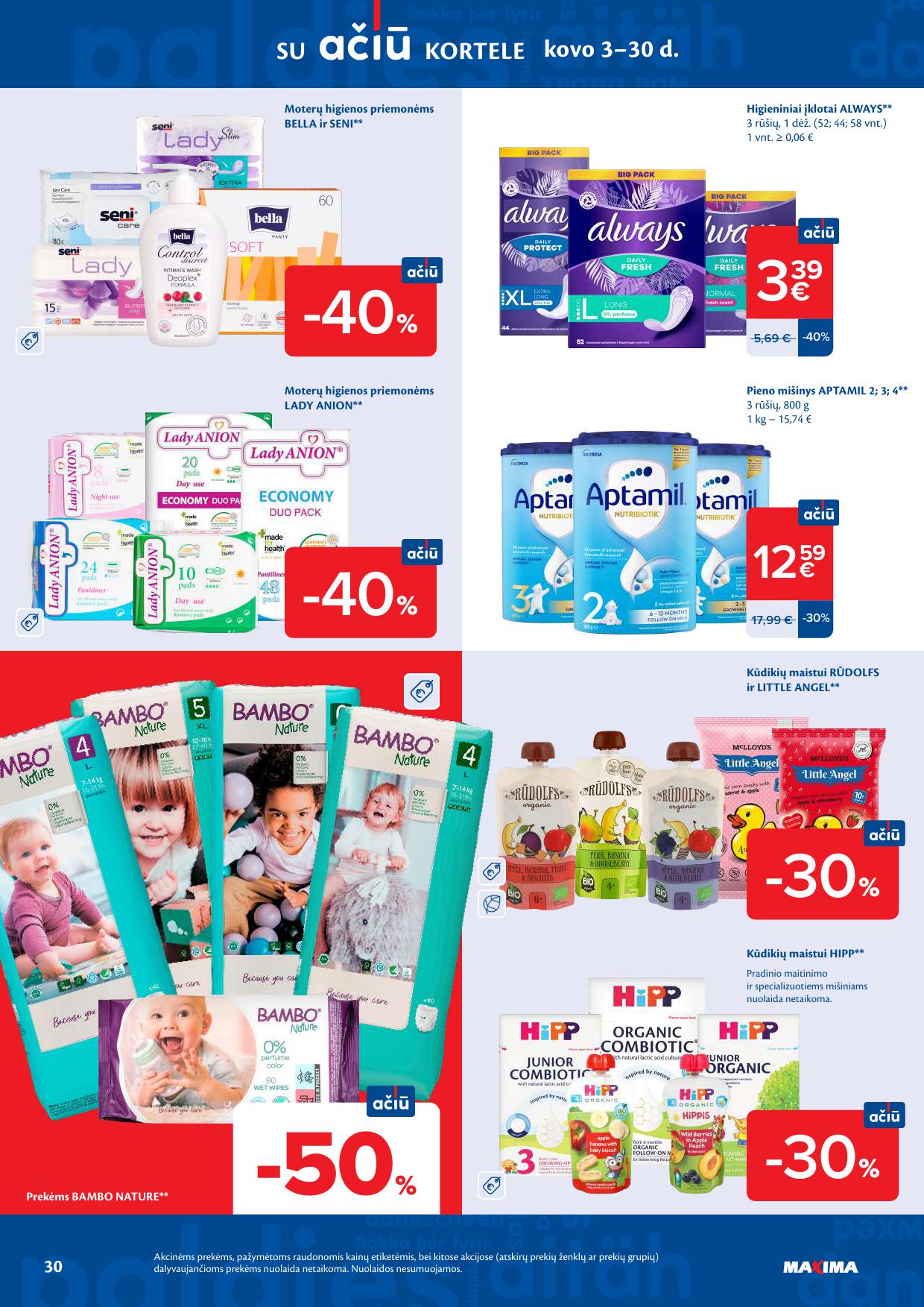 Naujausias MAXIMA kaininis katalogas 2026.03.24 - 2026.03.30