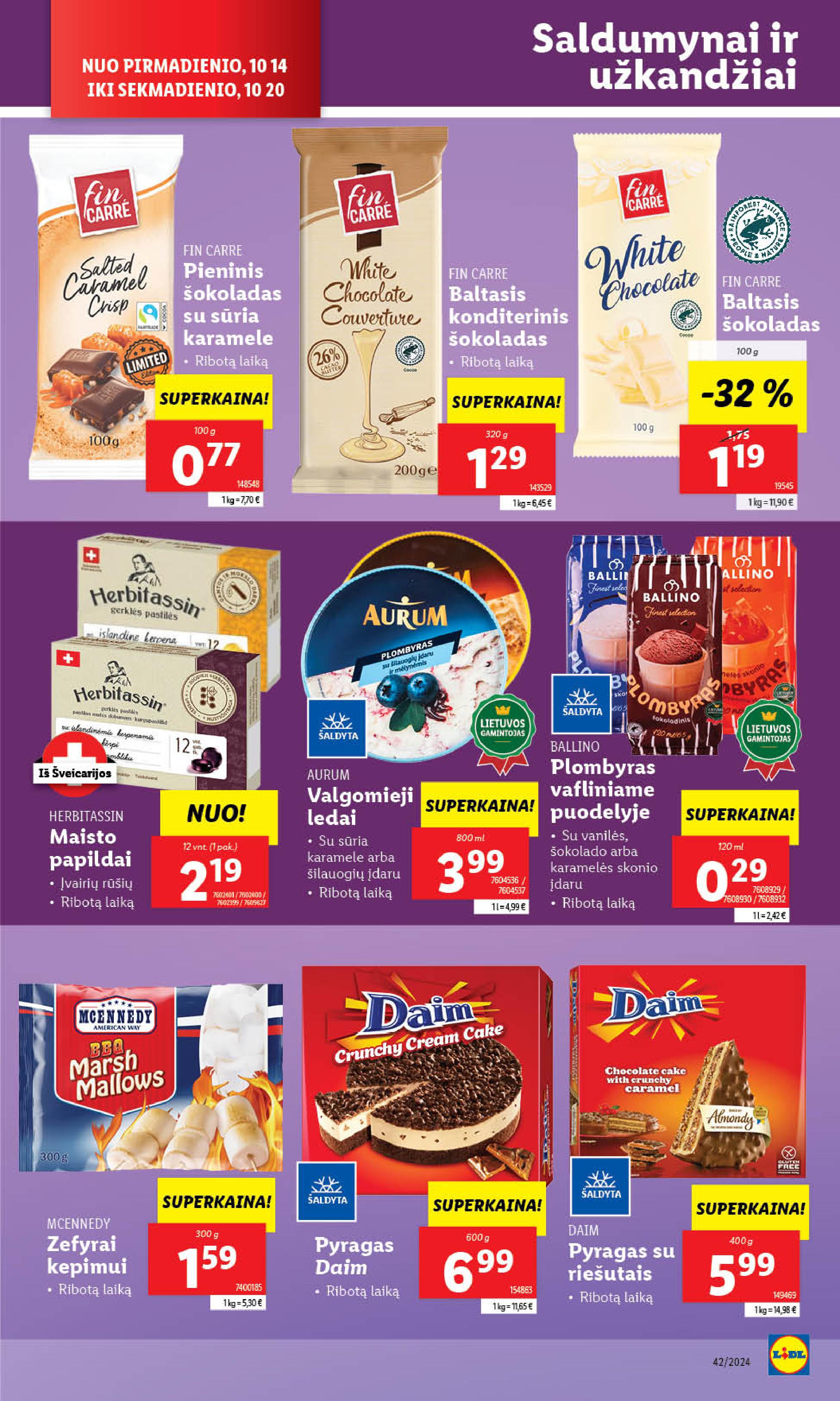 Naujausias LIDL kaininis katalogas 2024.10.14 - 2024.10.20