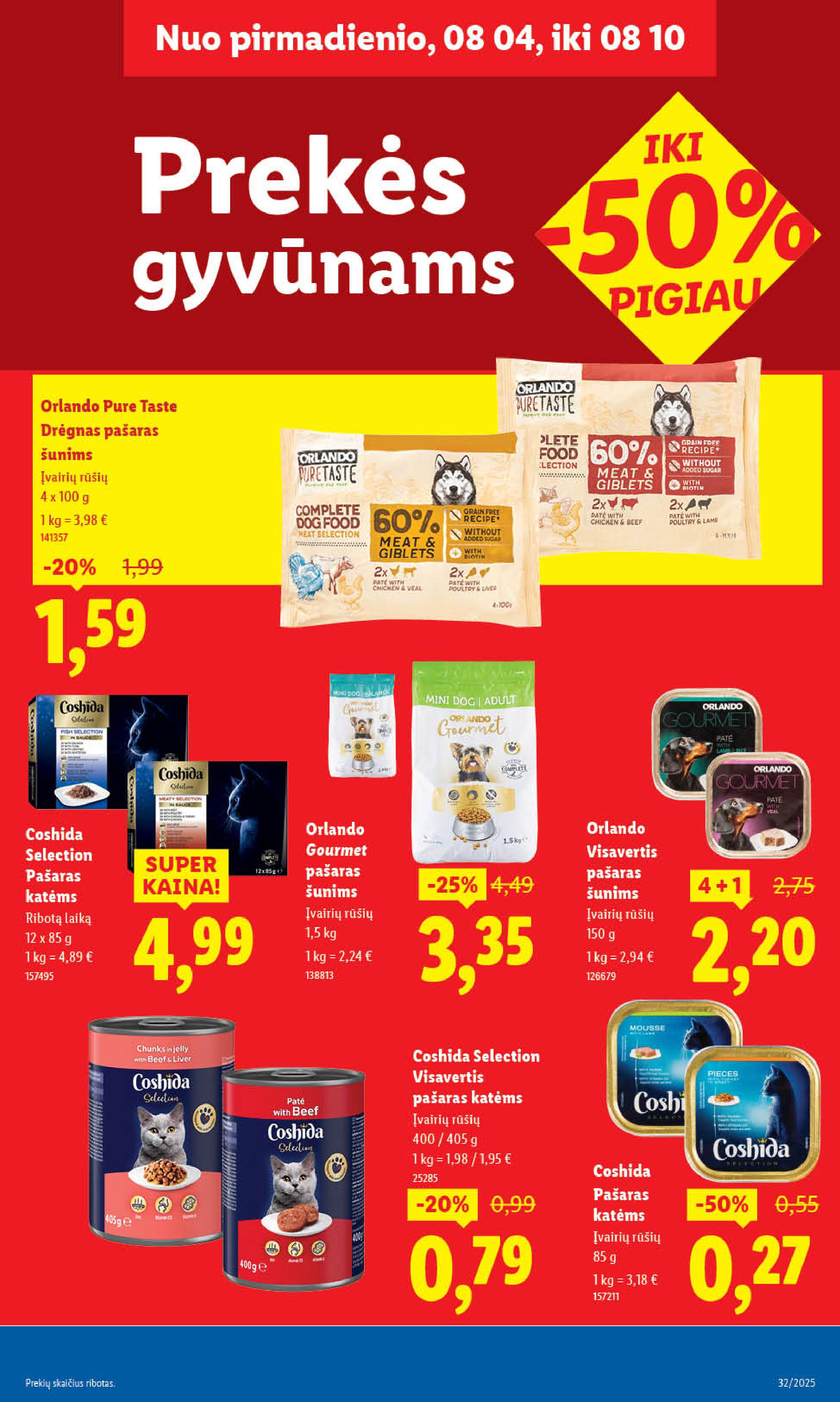 Naujausias LIDL kaininis katalogas 2025.08.04 - 2025.08.10