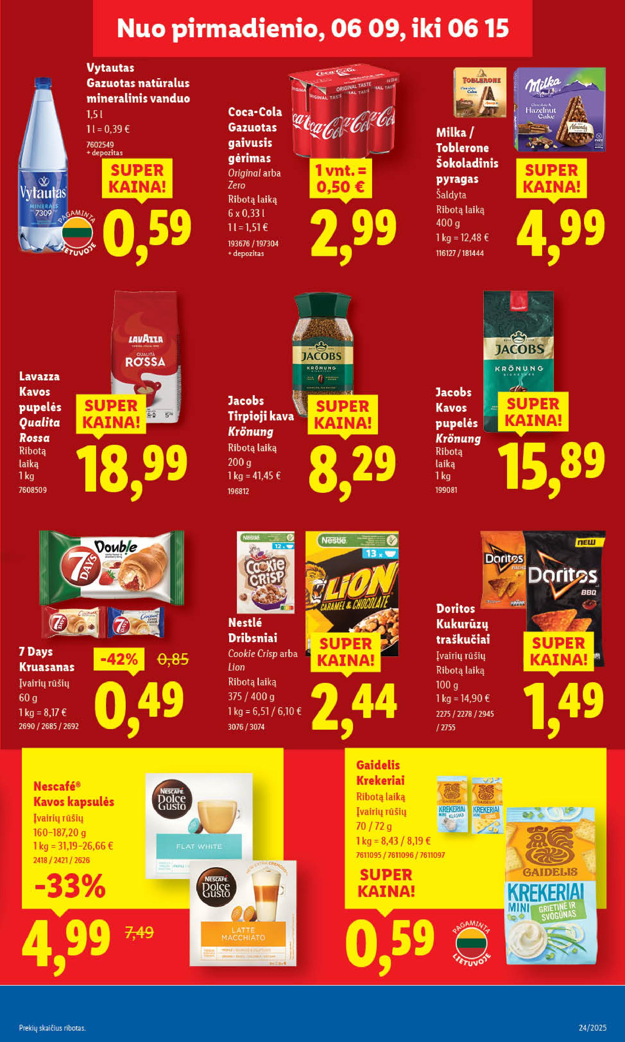 Naujausias LIDL kaininis katalogas 2025.06.09 - 2025.06.15