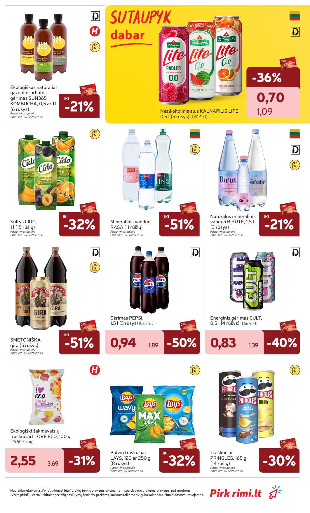Naujas RIMI leidinys Nr.29 nuo 2025.07.15 iki 2025.07.21